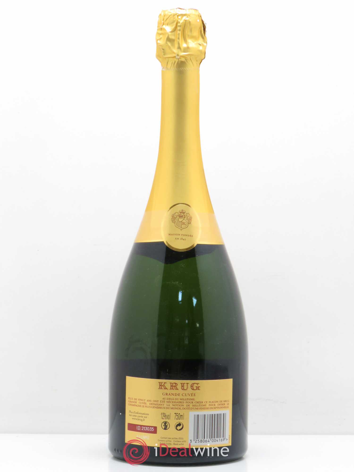 Grande Cuvée Brut Krug Cuvée 162ème Edition - Lot de 1 bouteille - 1