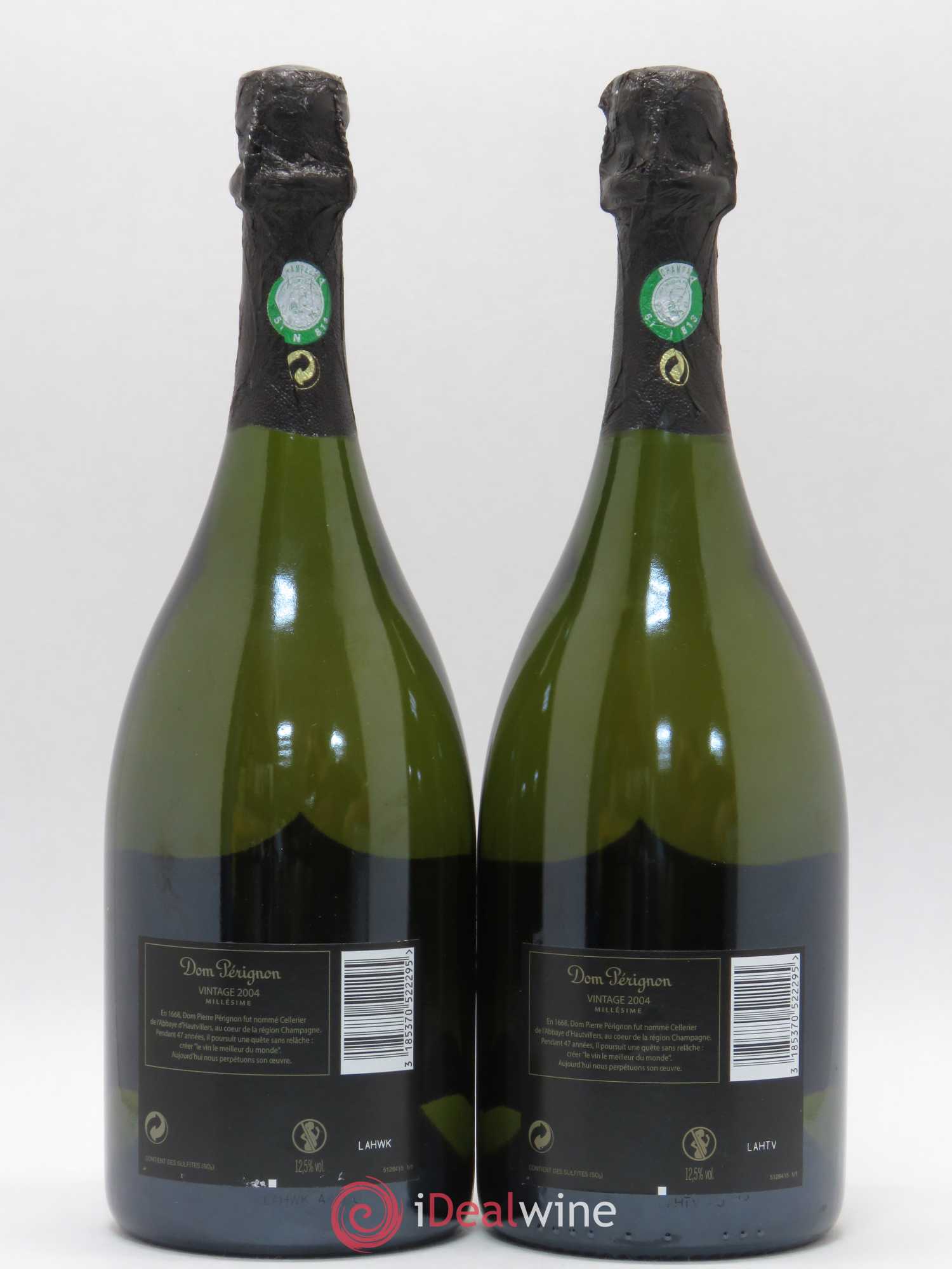 Brut Dom Pérignon 2004 - Lot de 2 bouteilles - 1