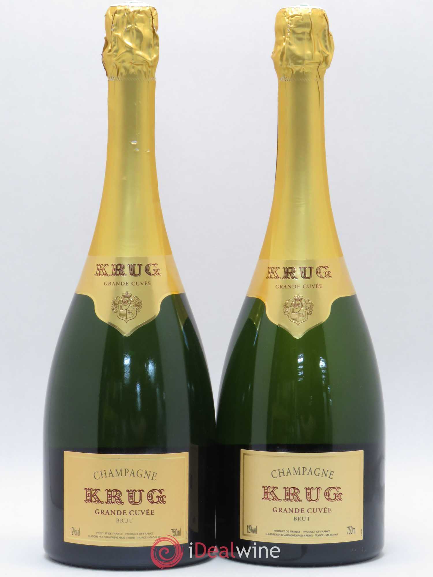 Grande Cuvée Brut Krug - Lot de 2 bouteilles - 0