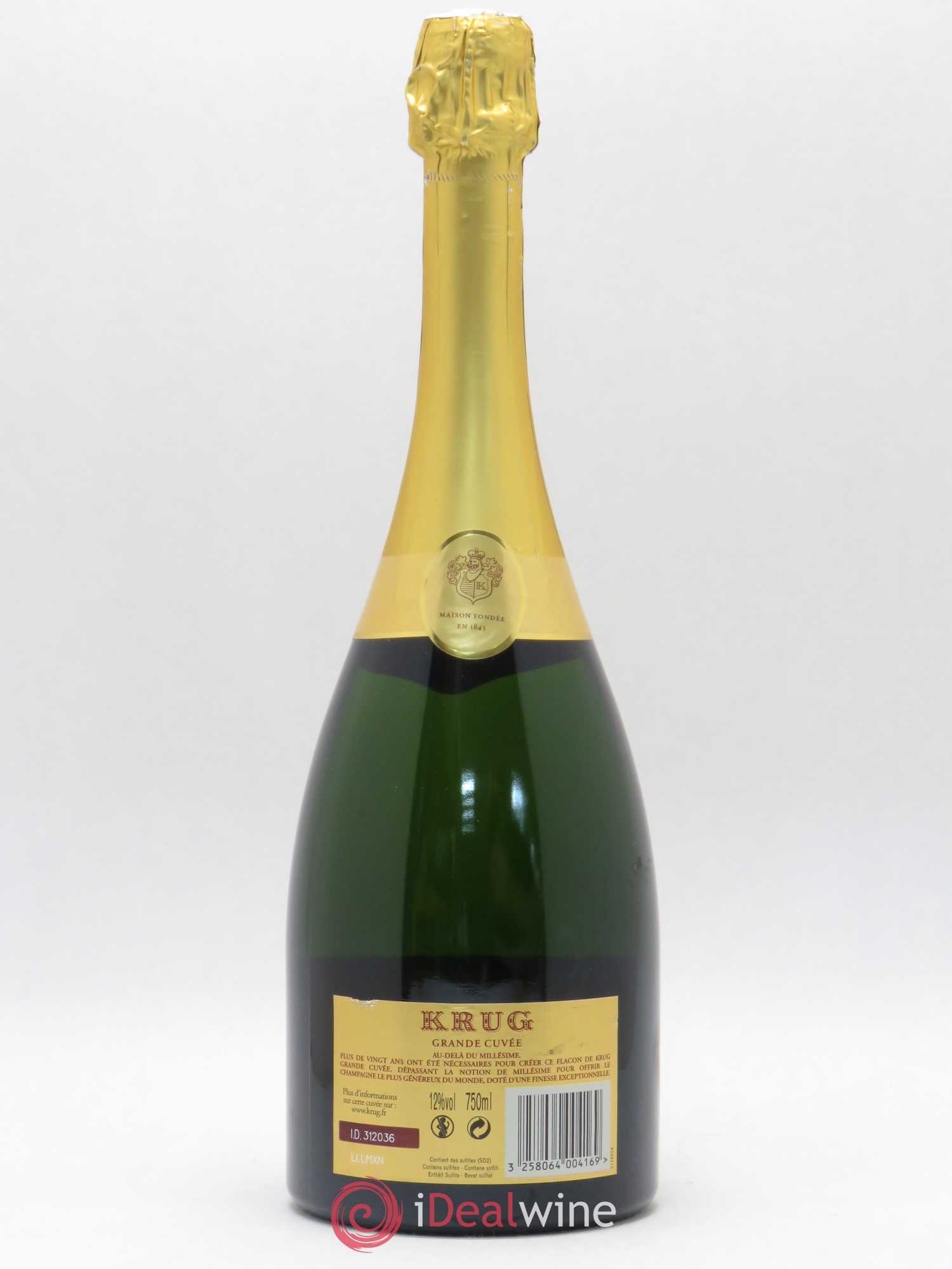 Grande Cuvée Brut Krug - Lot de 1 bouteille - 1