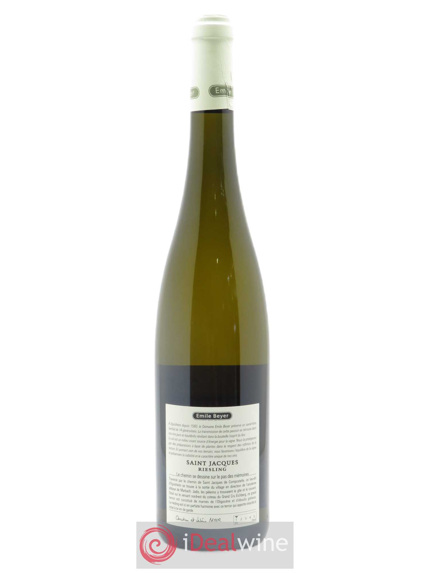 Riesling Lieu-dit Saint-Jacques Emile Beyer 2018 - Lot de 1 bouteille - 2