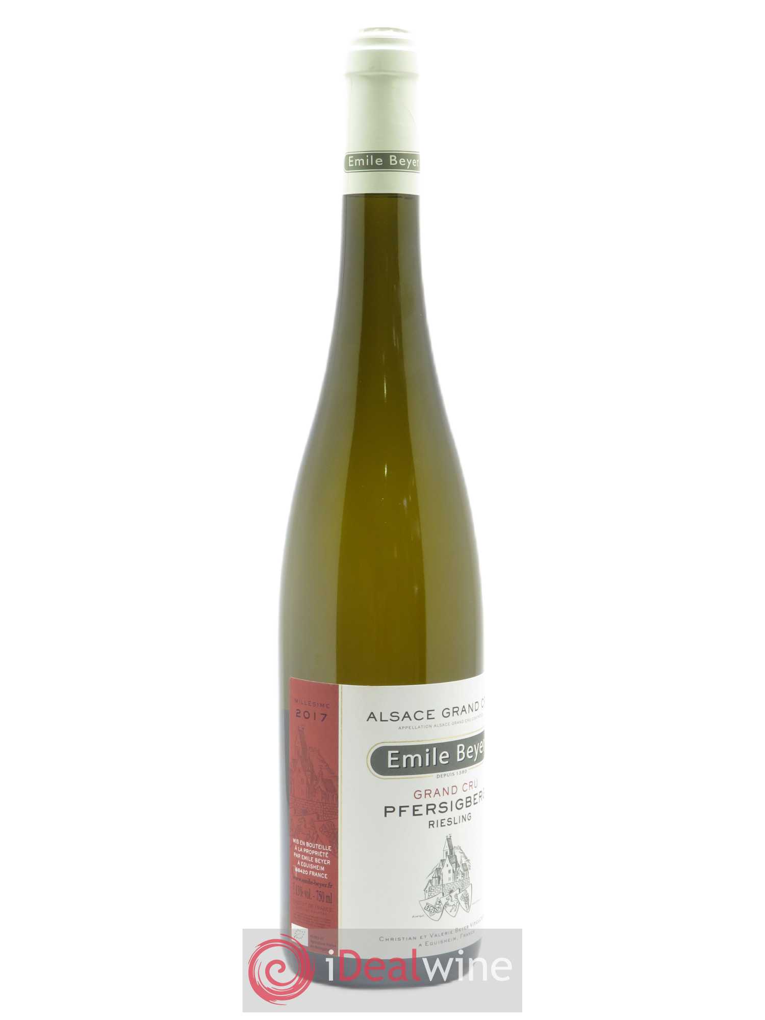 Riesling Grand Cru Pfersigberg Emile Beyer 2017 - Lot de 1 bouteille - 1