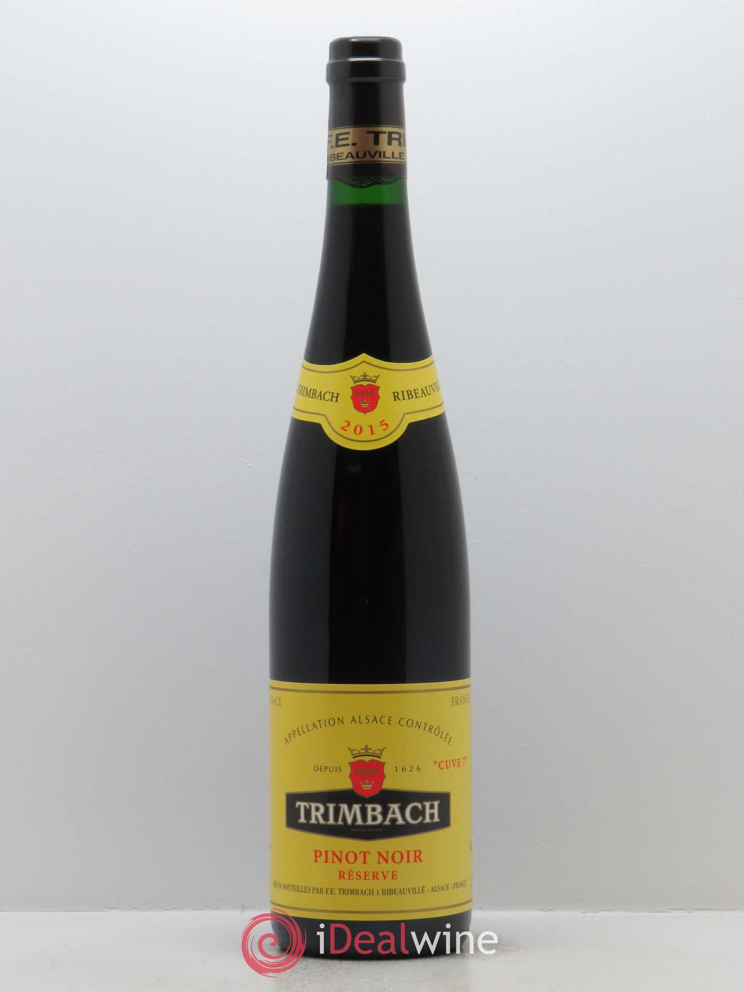 Alsace Pinot Noir Réserve Cuve 7 Trimbach (Domaine) 2015 - Lot de 1 bouteille - 0