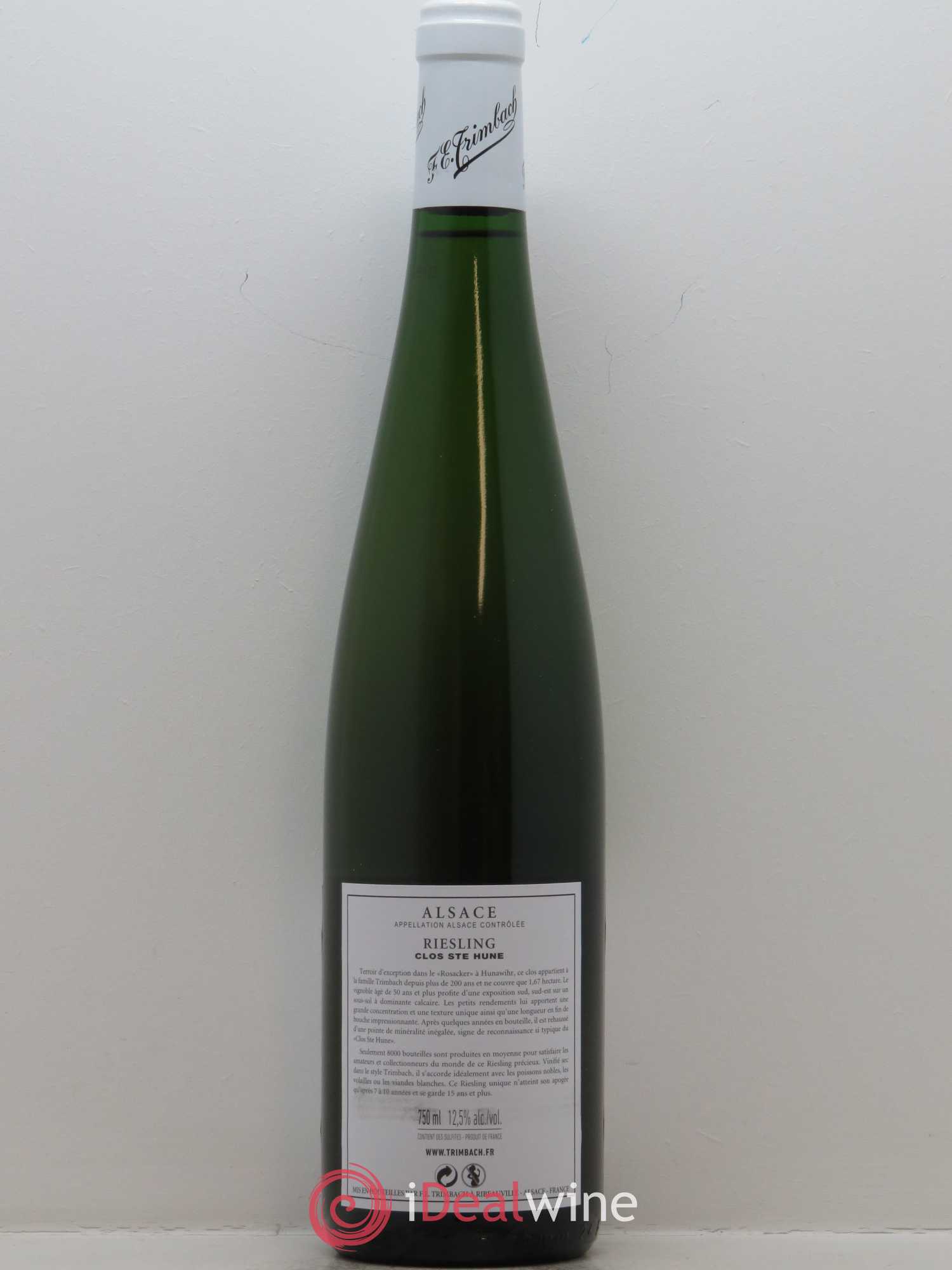 Alsace Riesling Clos Sainte-Hune Trimbach (Domaine) 2013 - Lot de 1 bouteille - 1
