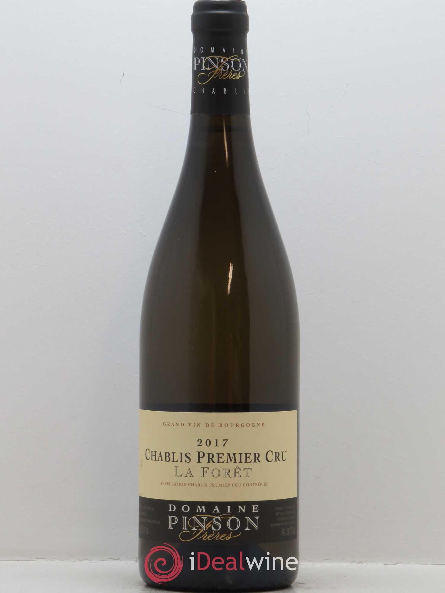 Chablis 1er Cru La Forêt Pinson Frères (Domaine) 2017 - Lot de 1 bouteille - 0