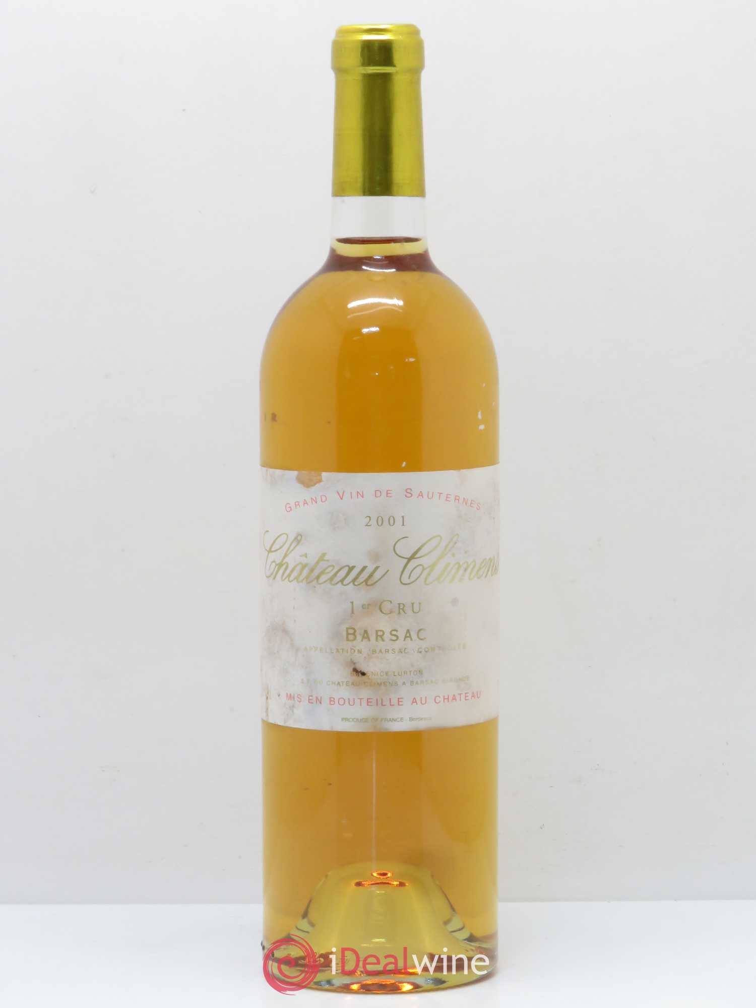 Château Climens 1er Grand Cru Classé 2001 - Lotto di 1 bottiglia - 0