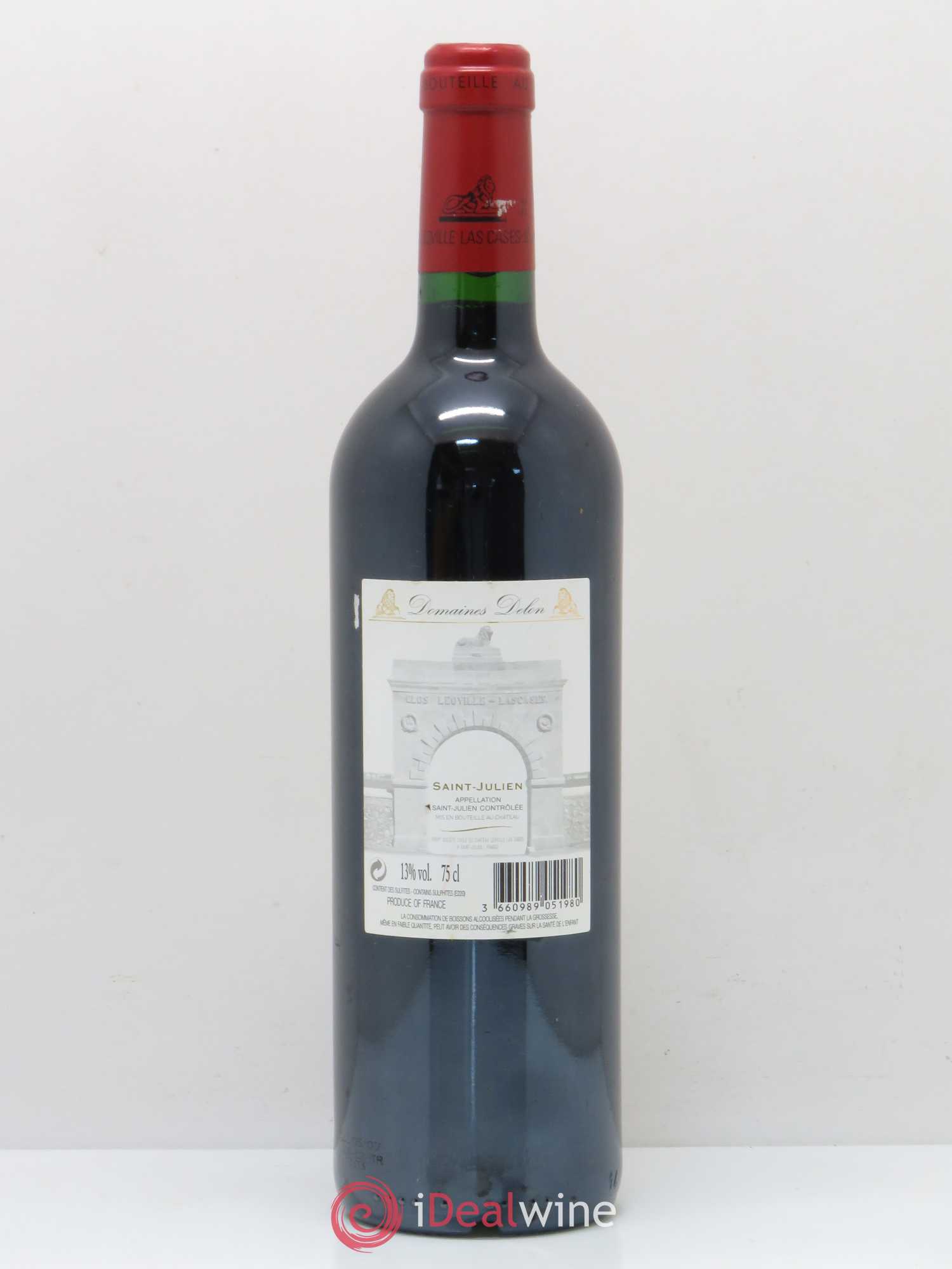 Château Léoville Las Cases 2ème Grand Cru Classé 2005 - Lot de 1 bouteille - 1