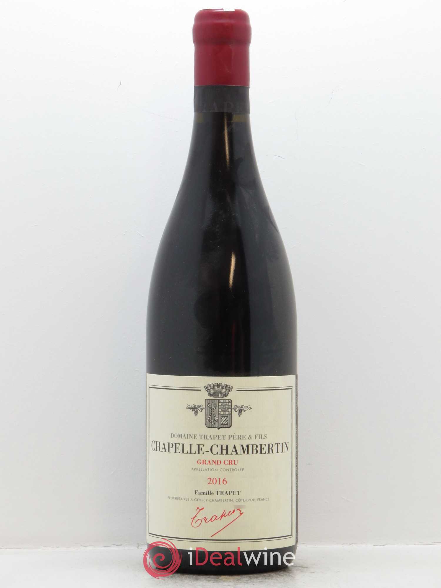 Chapelle-Chambertin Grand Cru Domaine Trapet 2016 - Lot de 1 bouteille - 0