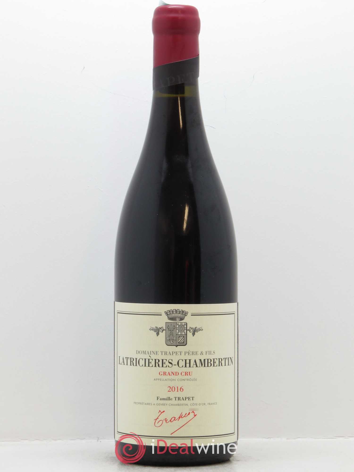 Latricières-Chambertin Grand Cru Domaine Trapet 2016 - Lot de 1 bouteille - 0
