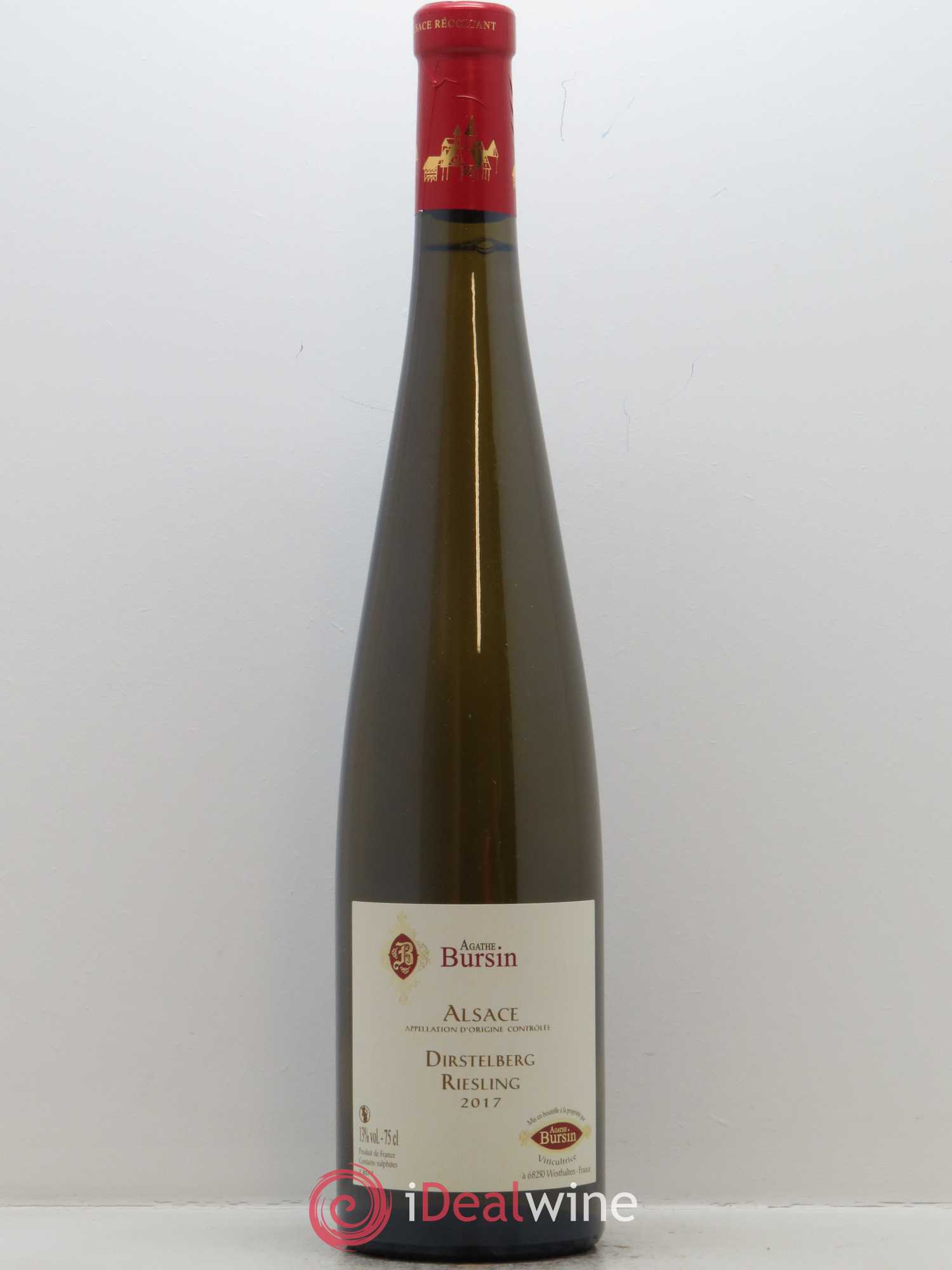 Alsace Riesling Dirstelberg Agathe Bursin 2017 - Lot de 1 bouteille - 0
