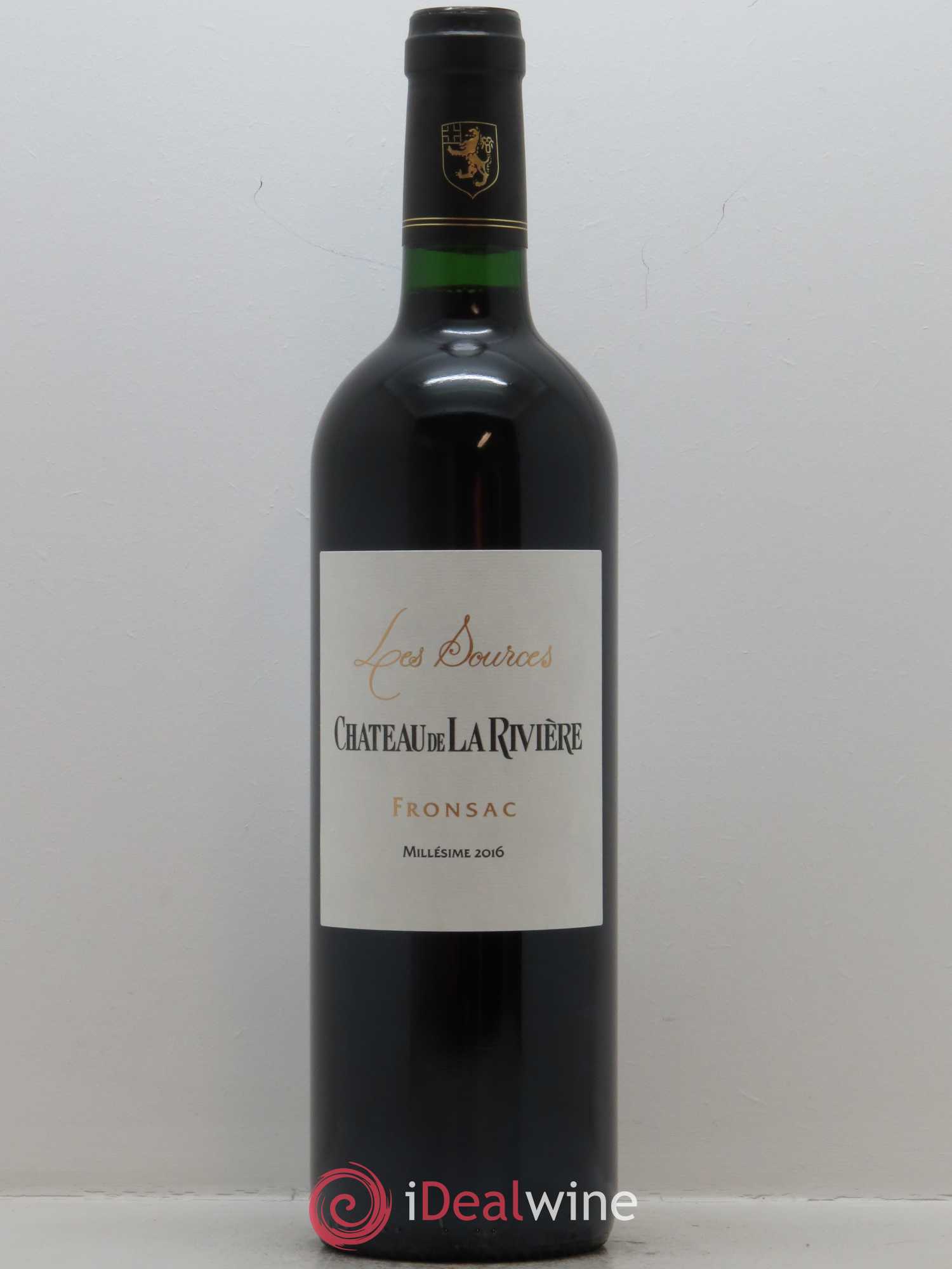 Les Sources du Château de la Rivière 2016 - Lot de 1 bouteille - 0
