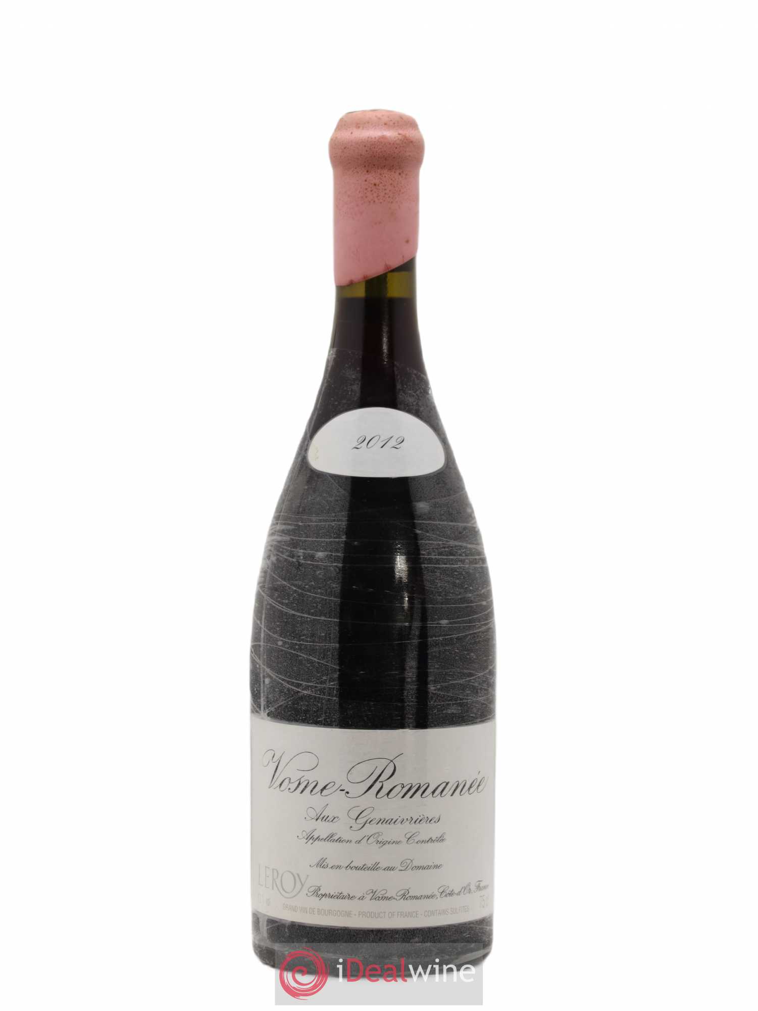 Vosne-Romanée Les Genaivrières Leroy (Domaine) 2012 - Lot de 1 bouteille - 0