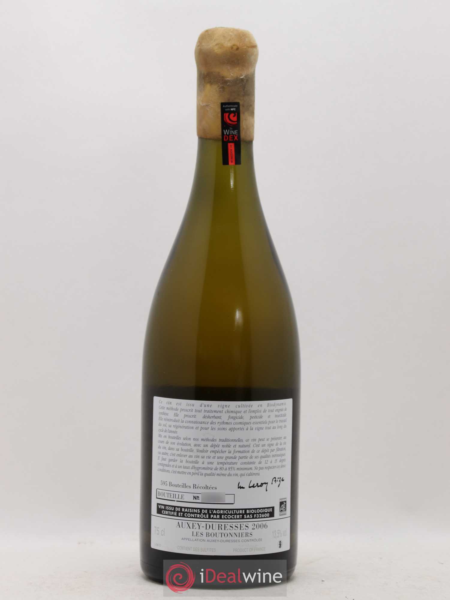Auxey-Duresses Les Boutonniers d'Auvenay (Domaine) 2006 - Lot de 1 bouteille - 1