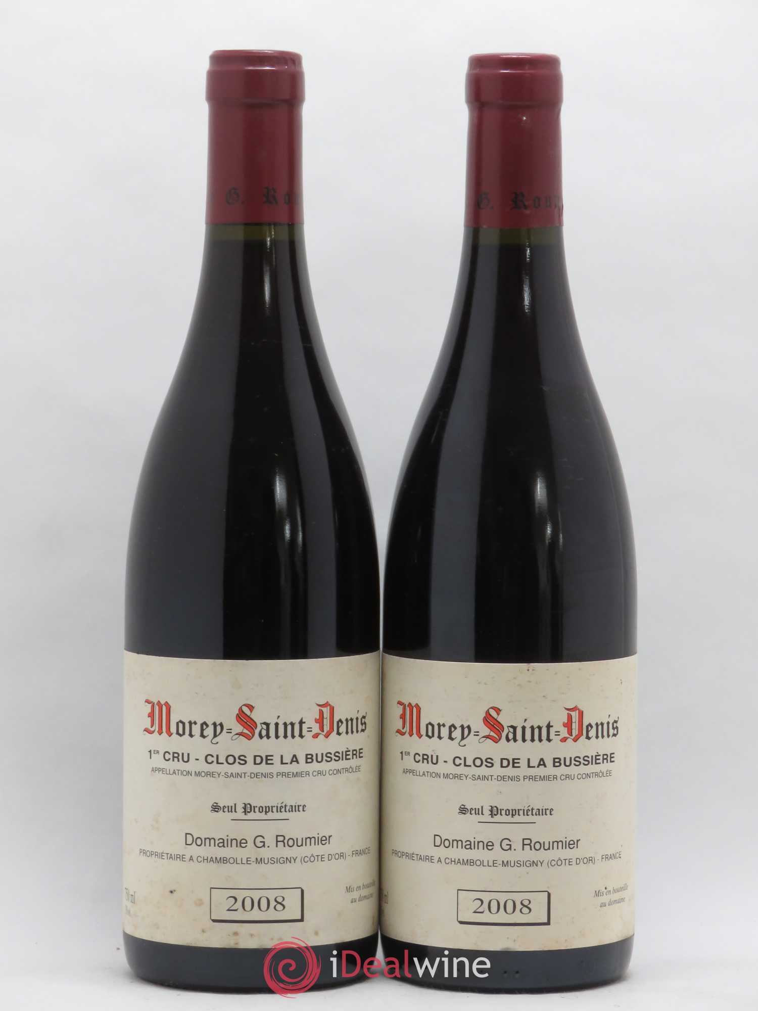 Morey-Saint-Denis 1er Cru Clos de la Bussière Georges Roumier (Domaine) 2008 - Lot de 2 bouteilles - 0