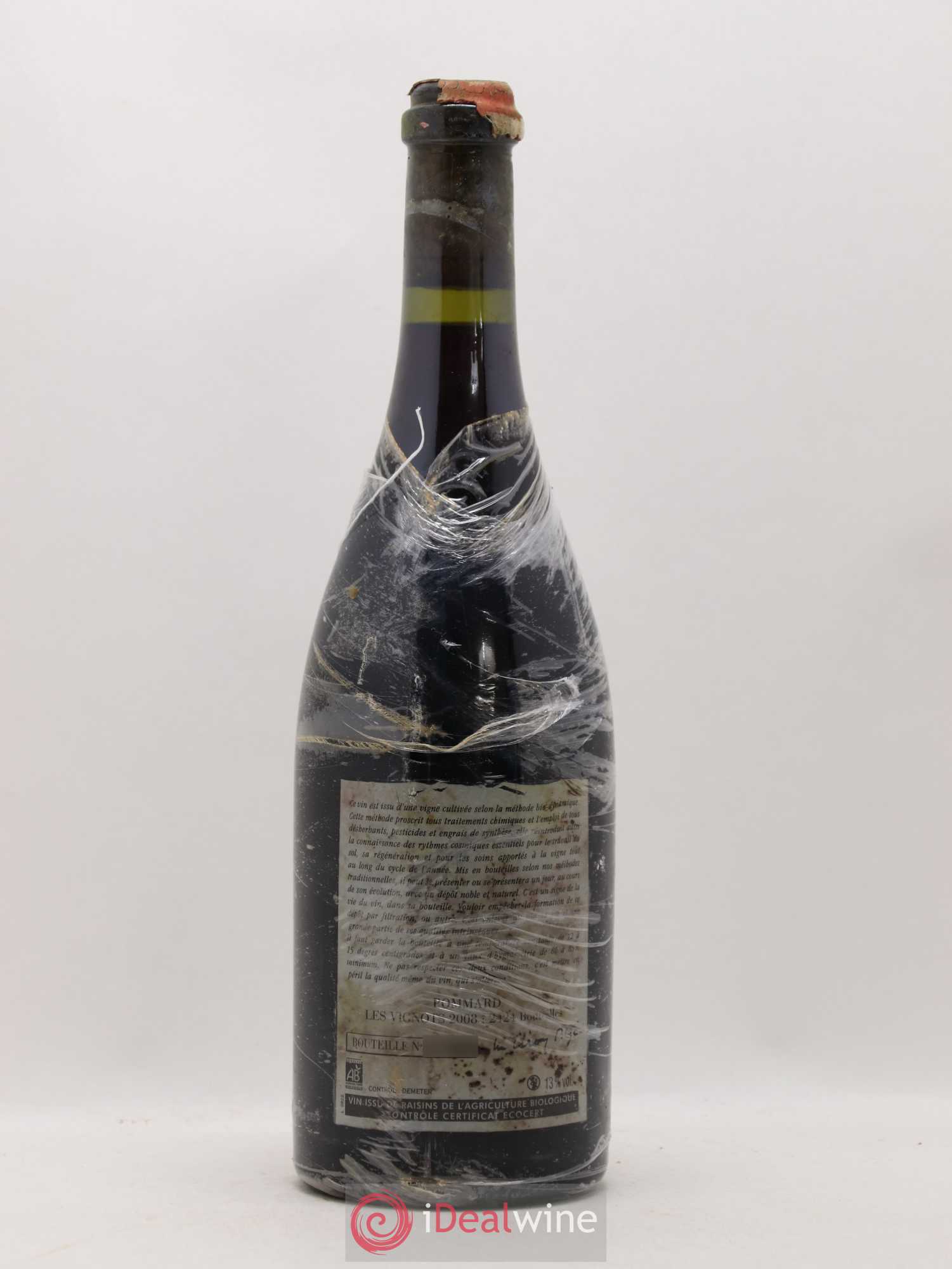 Pommard Les Vignots Leroy (Domaine) 2008 - Lot de 1 bouteille - 1