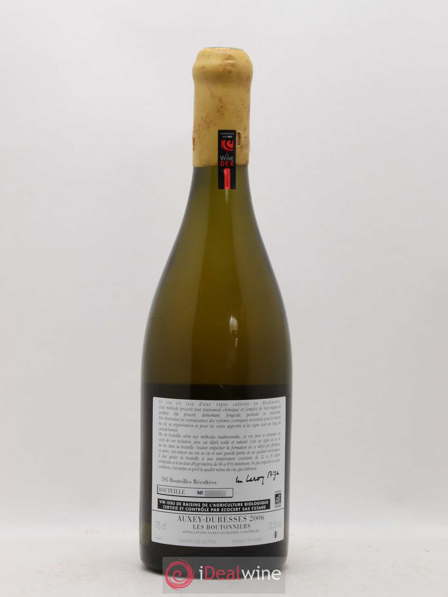 Auxey-Duresses Les Boutonniers d'Auvenay (Domaine) 2006 - Lot de 1 bouteille - 1
