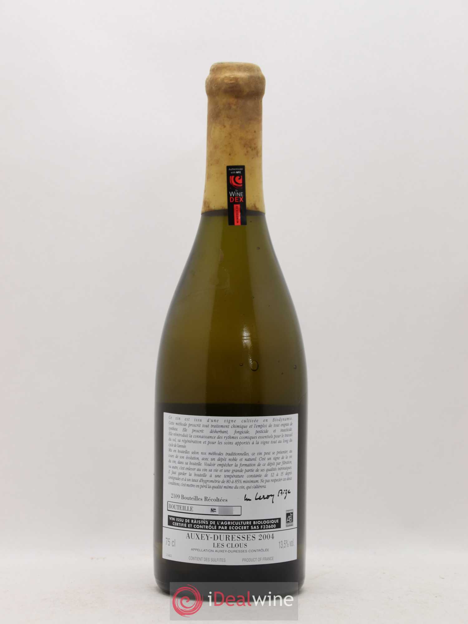 Auxey-Duresses Les Clous d'Auvenay (Domaine) 2004 - Lot de 1 bouteille - 1