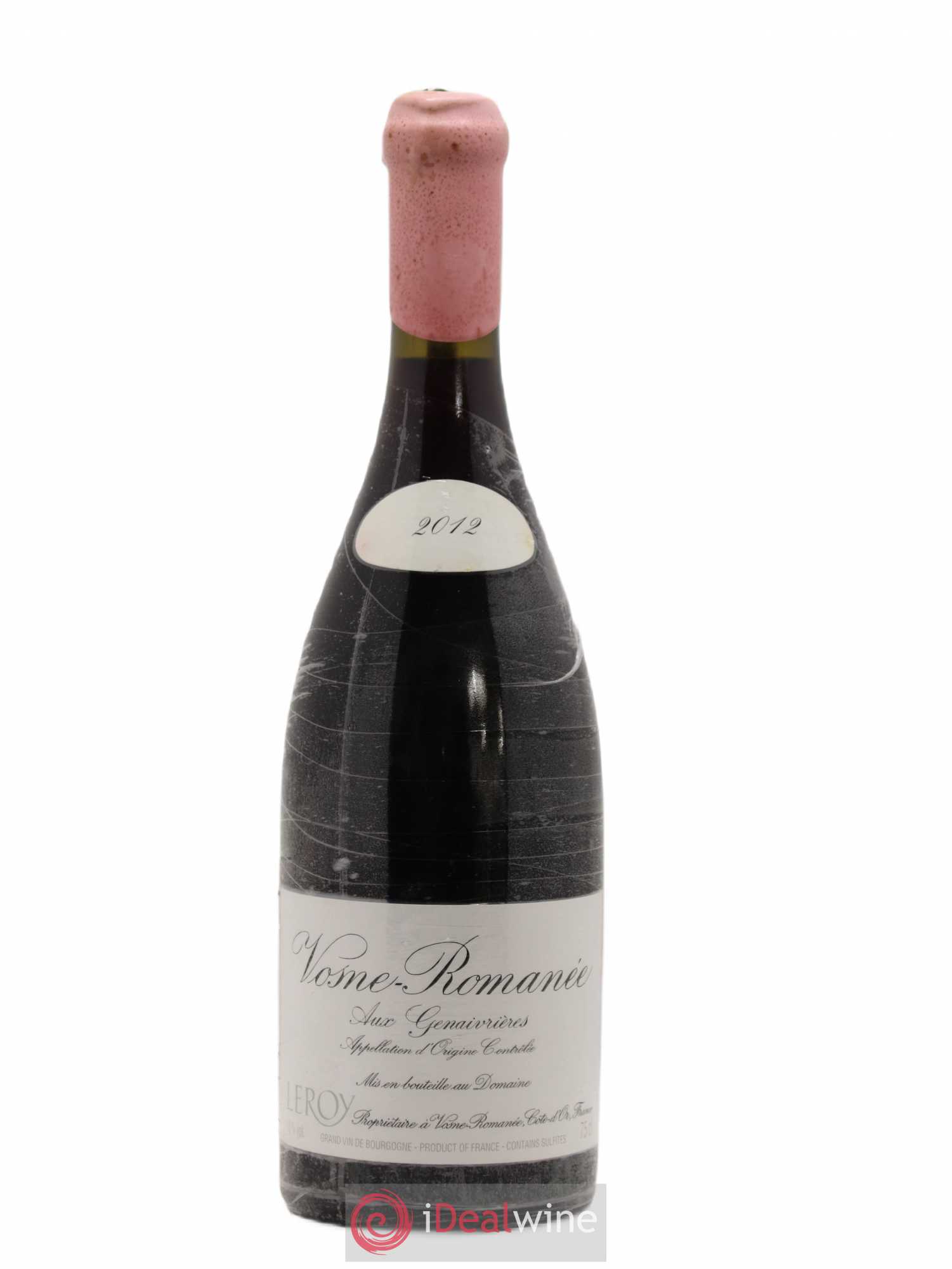 Vosne-Romanée Les Genaivrières Leroy (Domaine) 2012 - Lot de 1 bouteille - 0