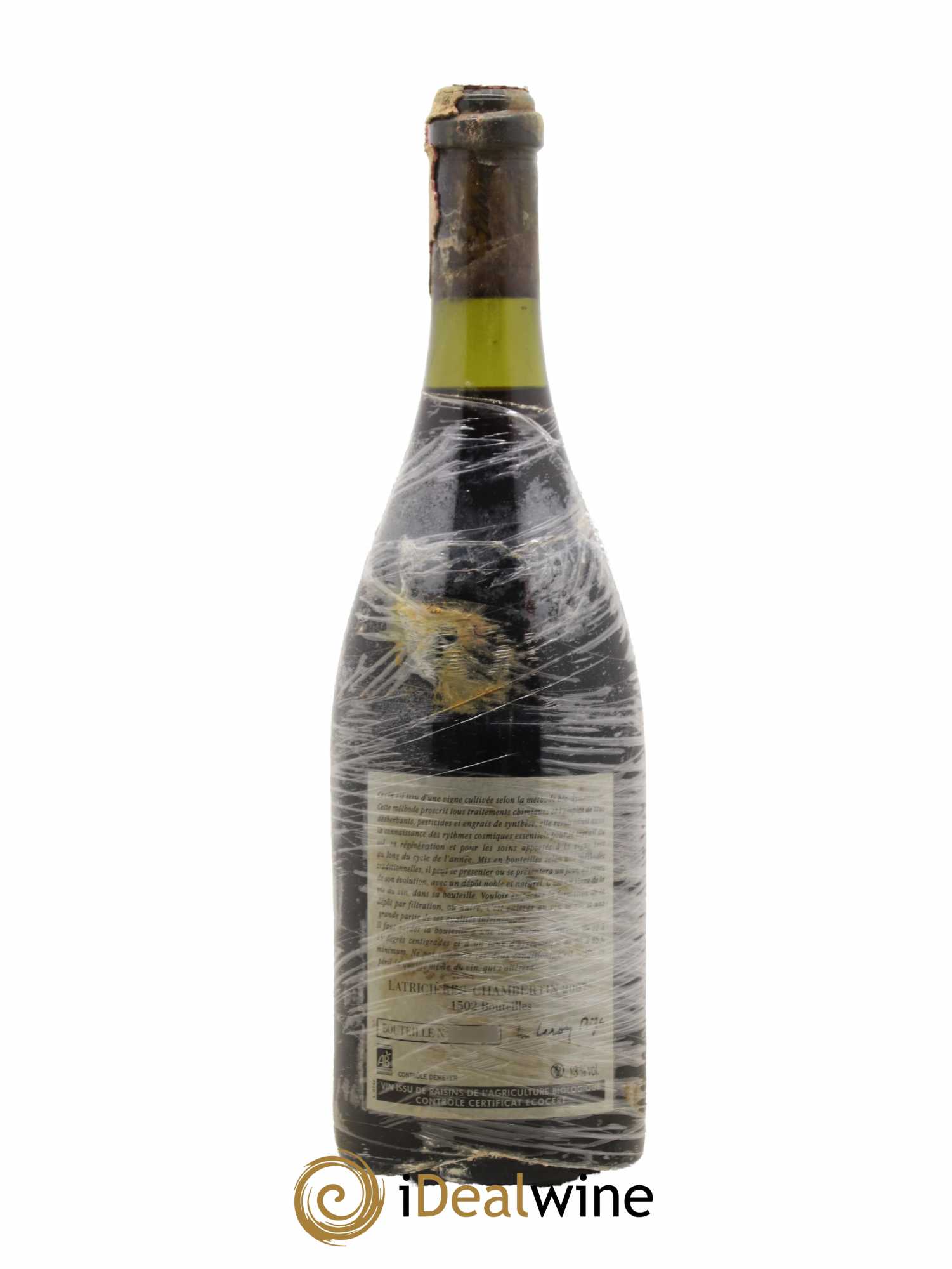 Latricières-Chambertin Grand Cru Leroy (Domaine) 2007 - Lot de 1 bouteille - 1