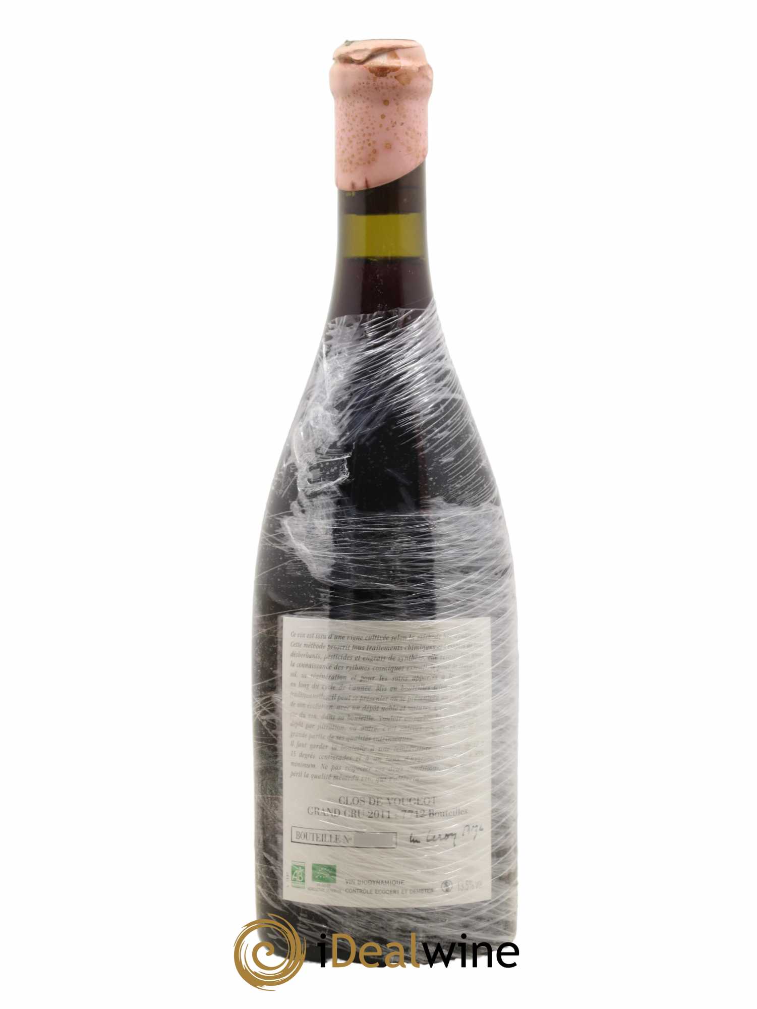 Clos de Vougeot Grand Cru Leroy (Domaine) 2011 - Lot de 1 bouteille - 1