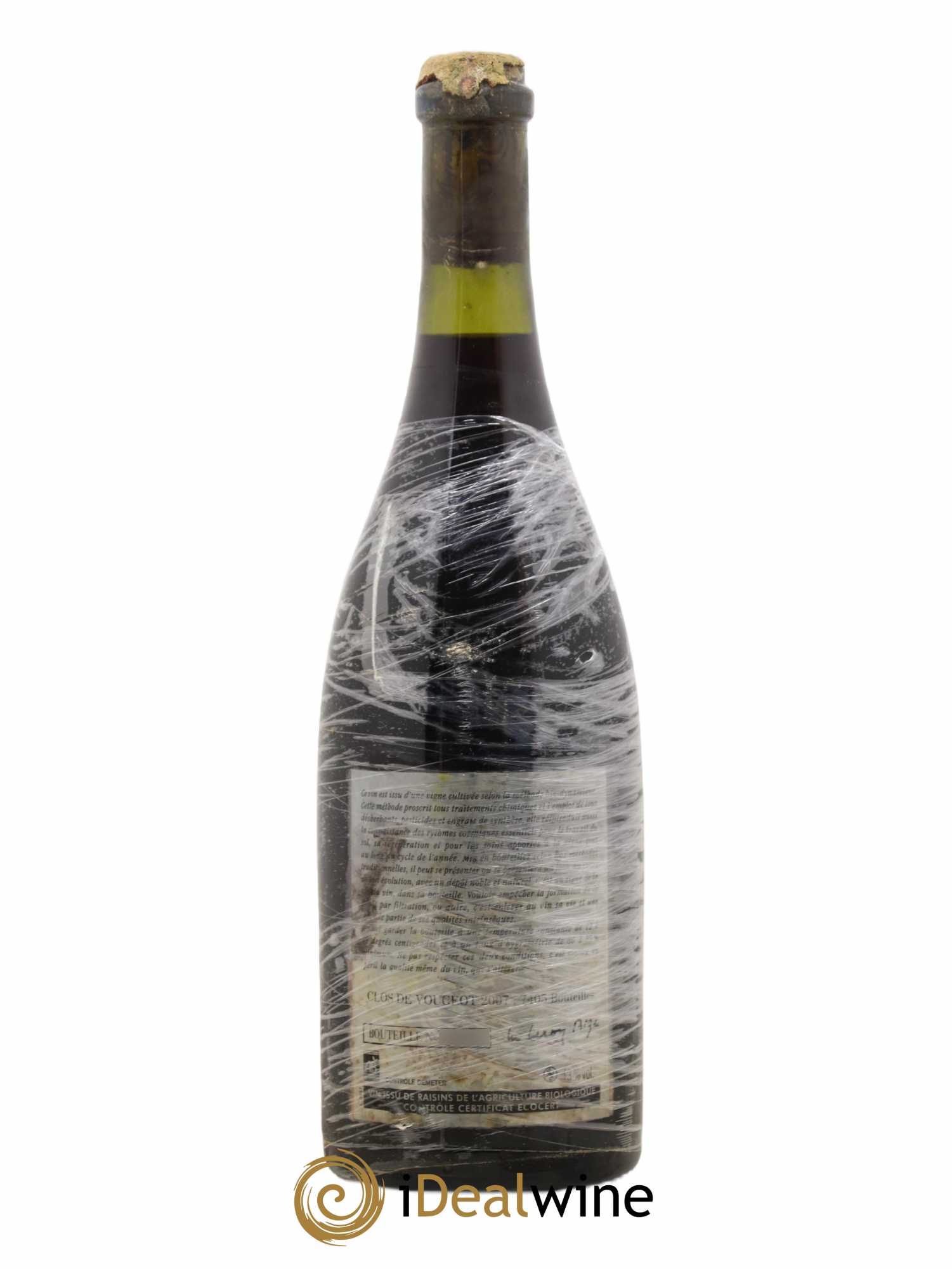 Clos de Vougeot Grand Cru Leroy (Domaine) 2007 - Lot de 1 bouteille - 1