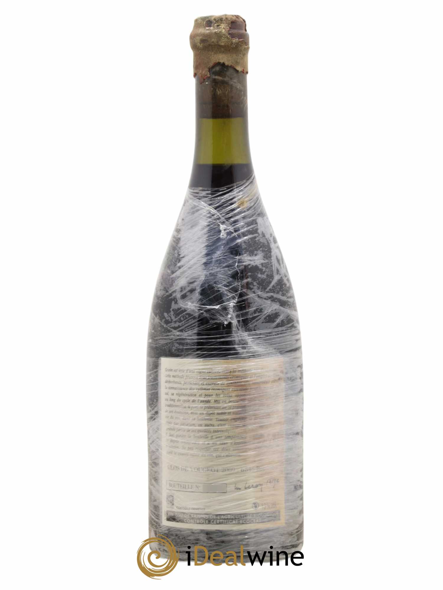 Clos de Vougeot Grand Cru Leroy (Domaine) 2009 - Lot de 1 bouteille - 1