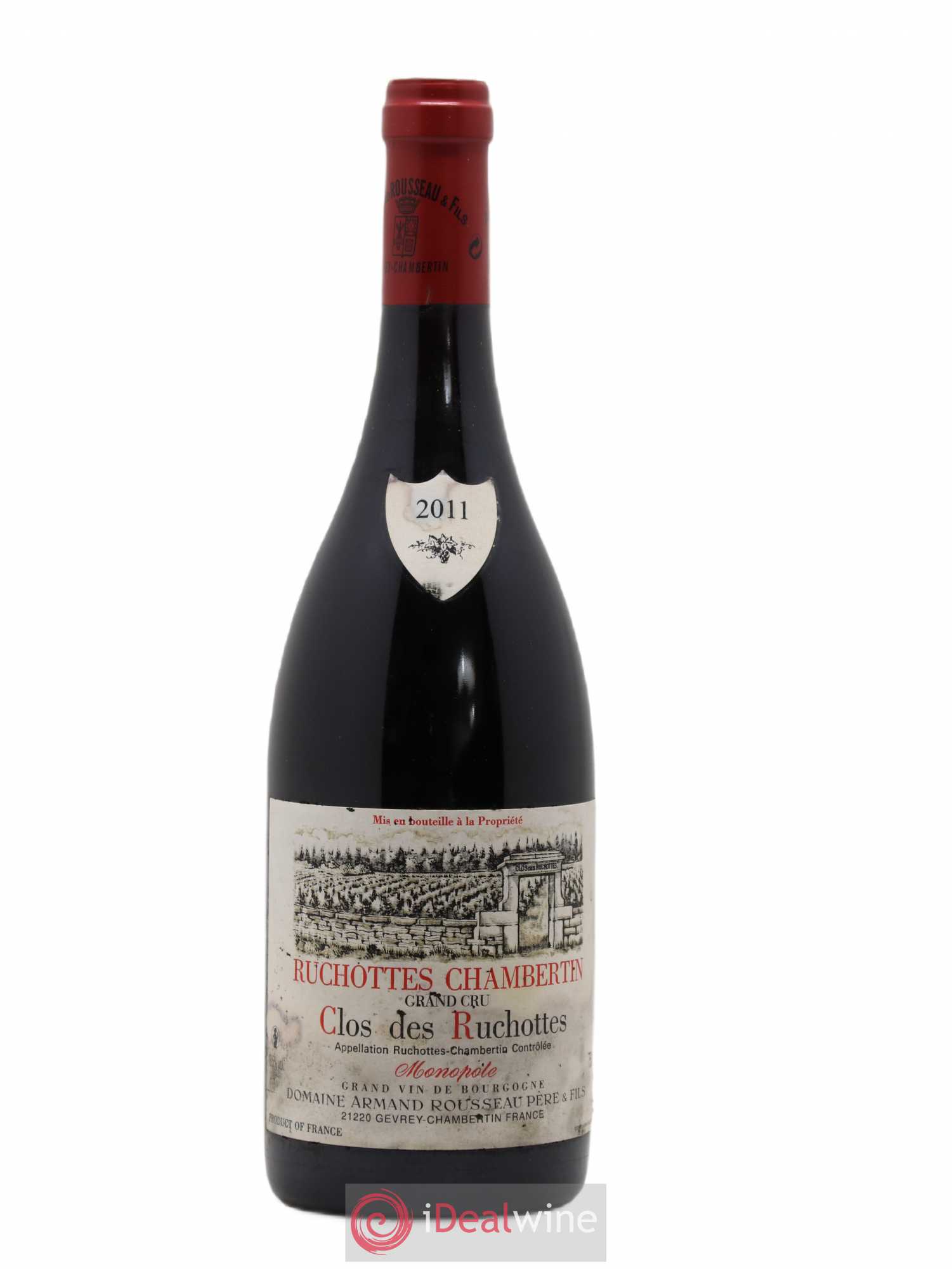 Ruchottes-Chambertin Grand Cru Clos des Ruchottes Armand Rousseau (Domaine) 2011 - Lot de 1 bouteille - 0