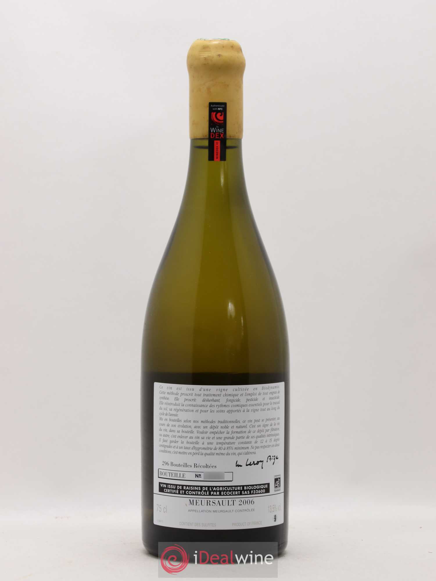 Meursault d'Auvenay (Domaine) 2006 - Lot de 1 bouteille - 1