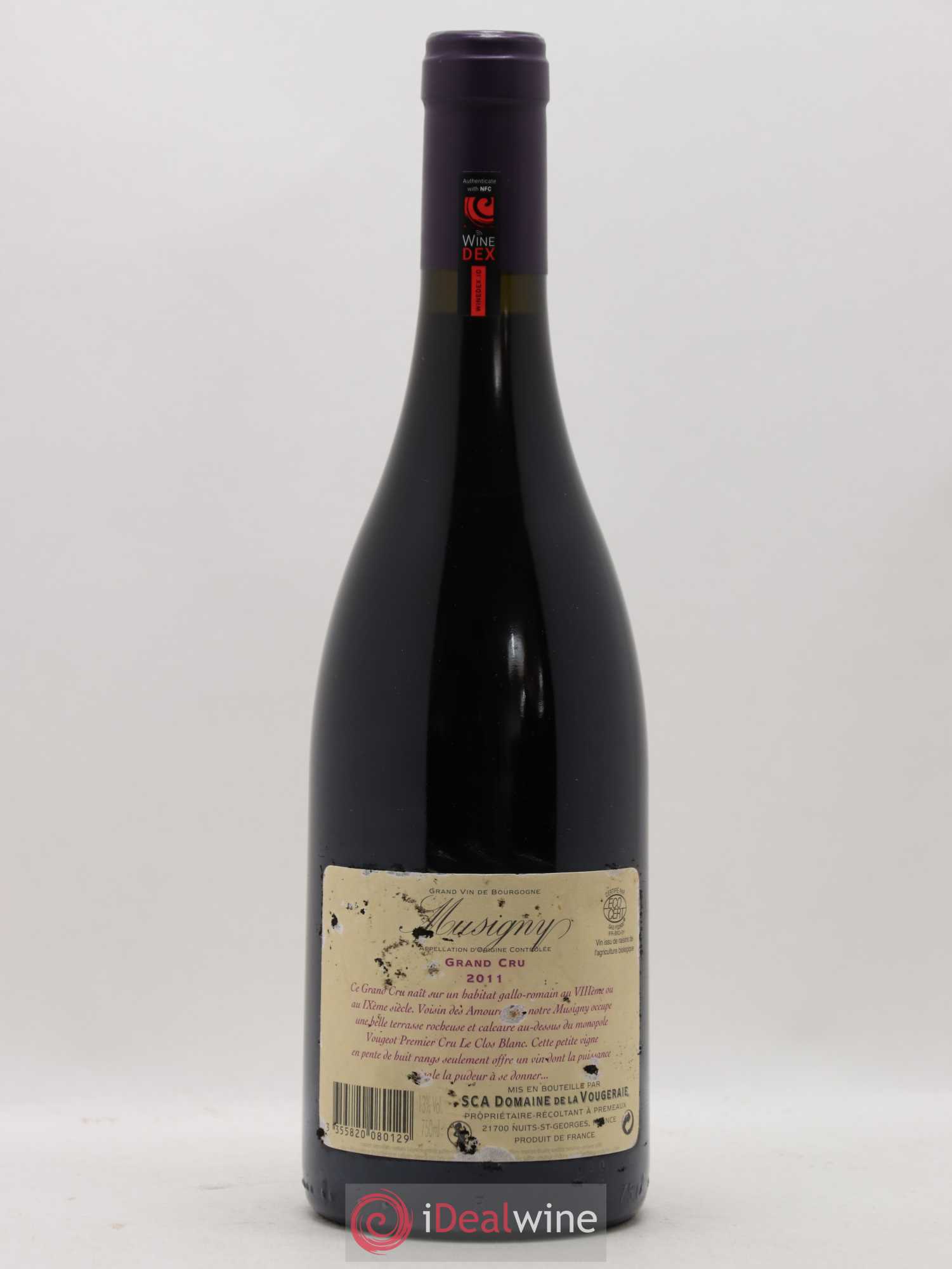 Musigny Grand Cru La Vougeraie 2011 - Lot de 1 bouteille - 1