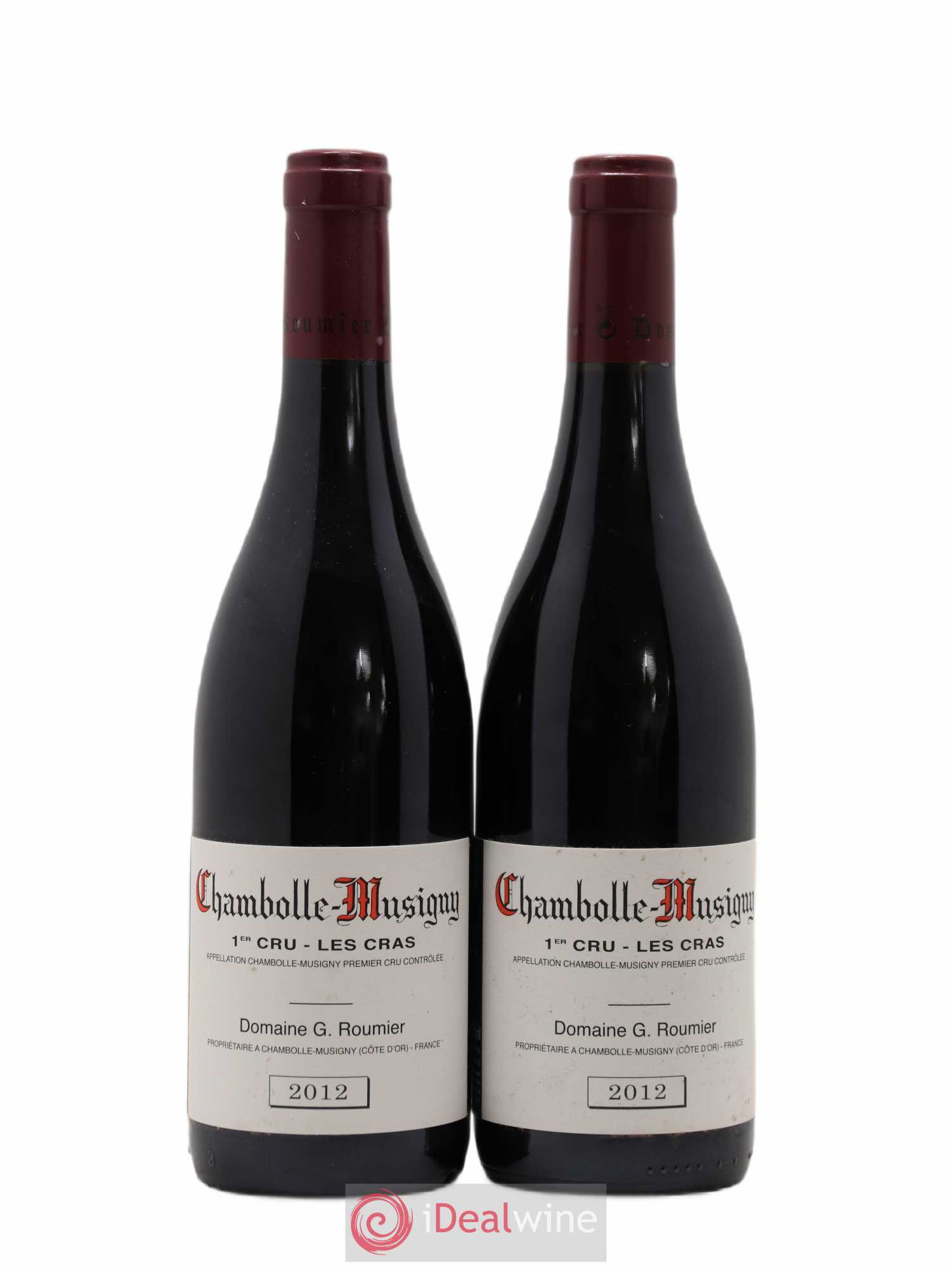 Chambolle-Musigny 1er Cru Les Cras Georges Roumier (Domaine) 2012 - Lot de 2 bouteilles - 0