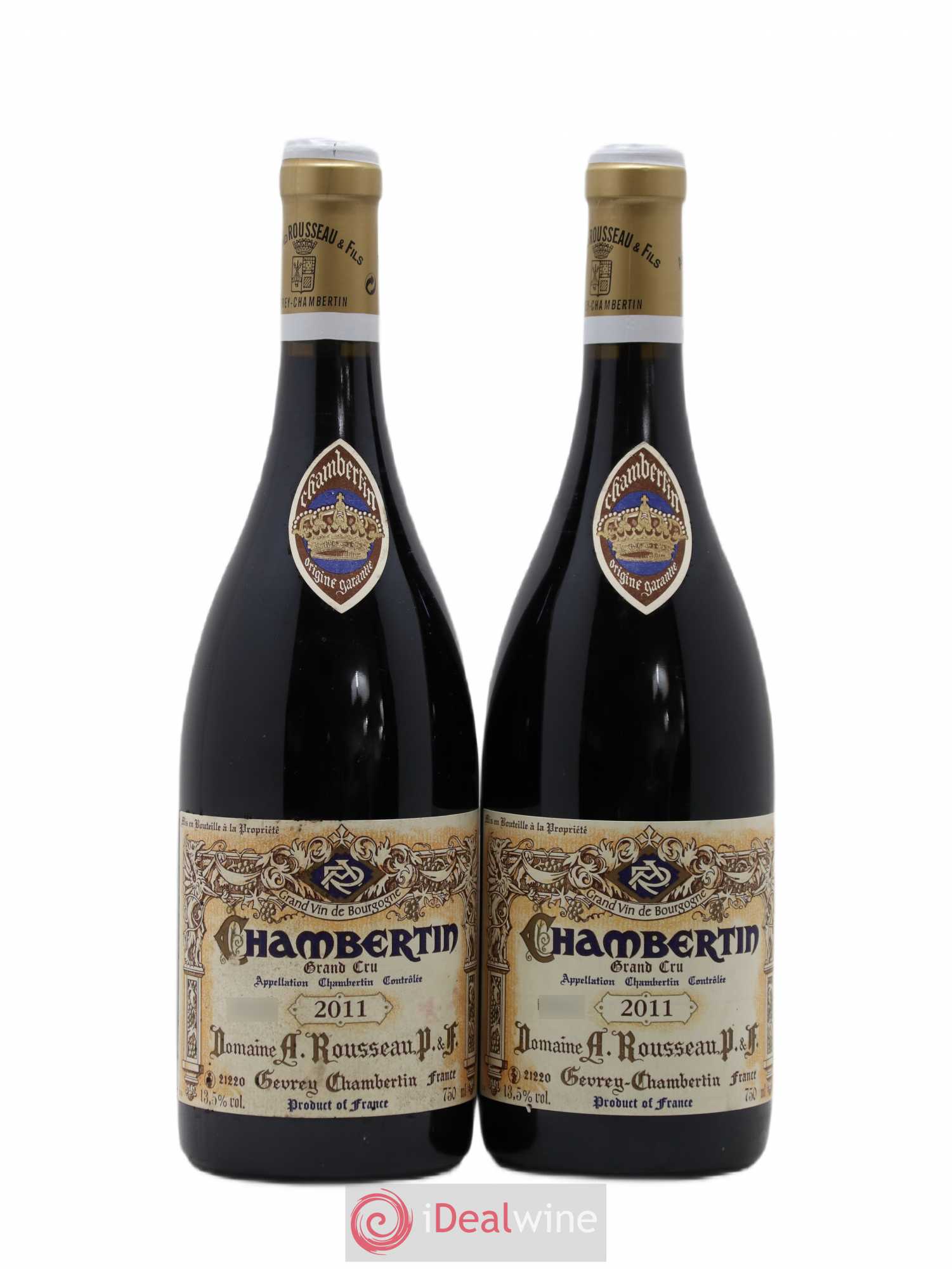 Chambertin Grand Cru Armand Rousseau (Domaine) 2011 - Lot de 2 bouteilles - 0