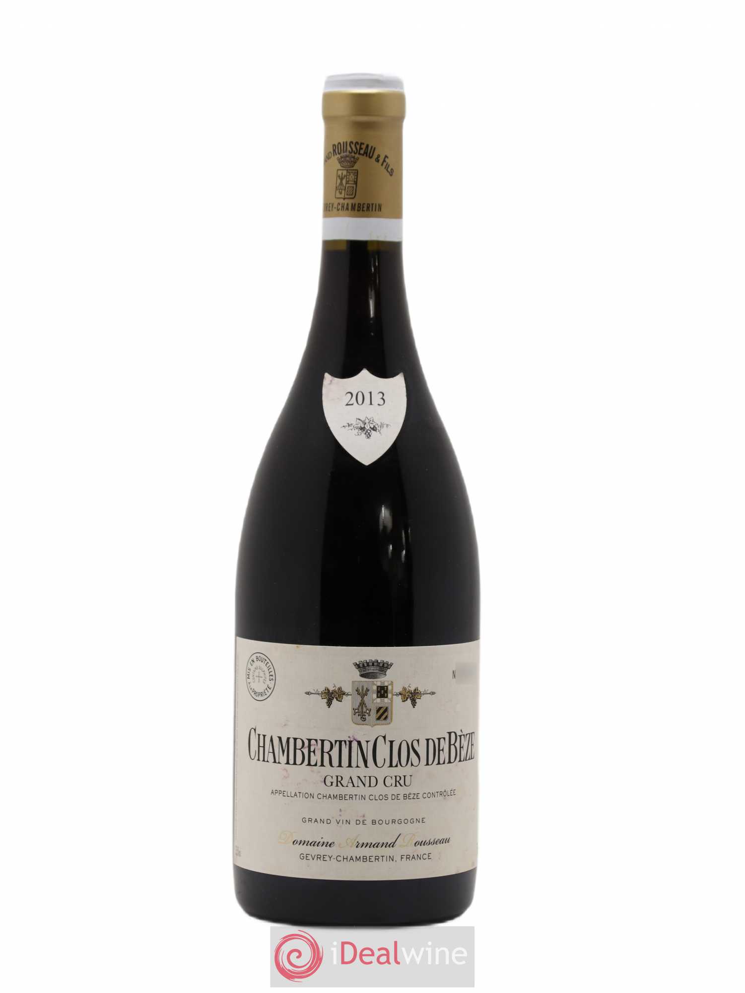 Chambertin Clos de Bèze Grand Cru Armand Rousseau (Domaine) 2013 - Lot de 1 bouteille - 0