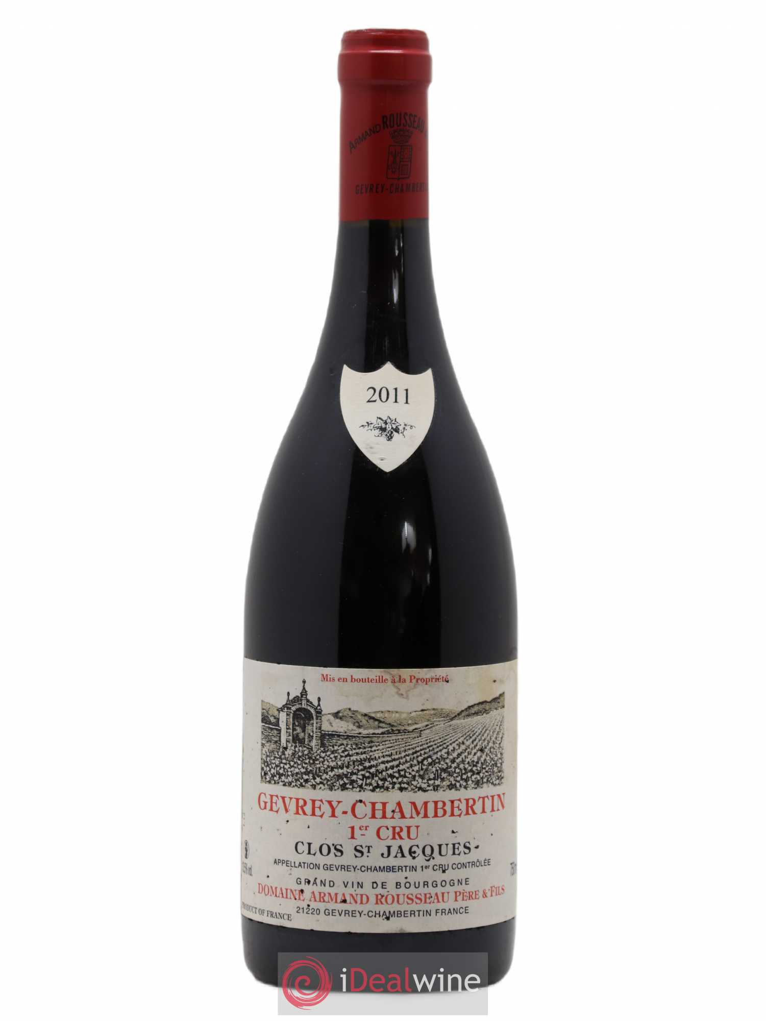Gevrey-Chambertin 1er Cru Clos Saint-Jacques Armand Rousseau (Domaine) 2011 - Lot de 1 bouteille - 0