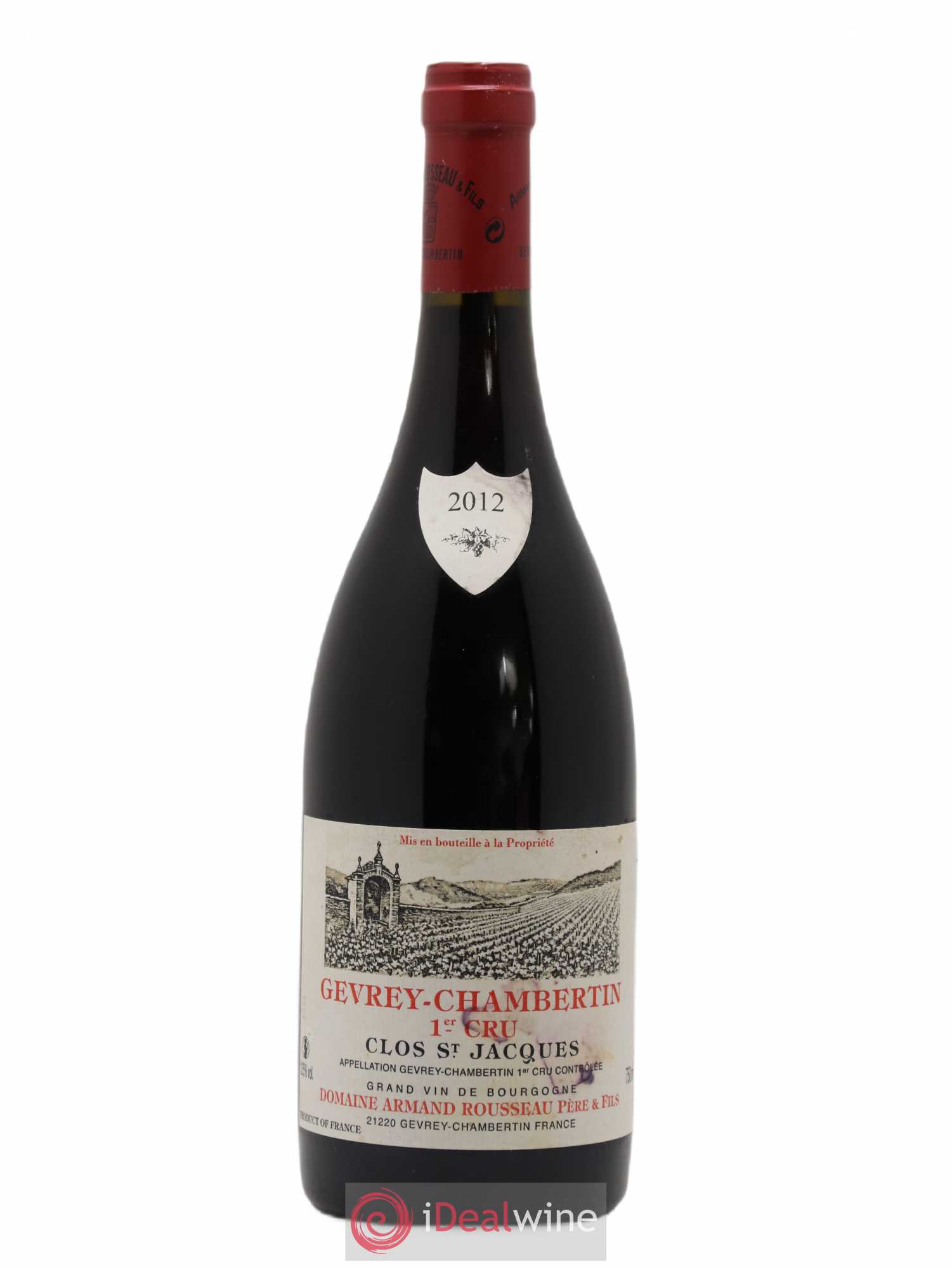 Gevrey-Chambertin 1er Cru Clos Saint-Jacques Armand Rousseau (Domaine) 2012 - Lot de 1 bouteille - 0