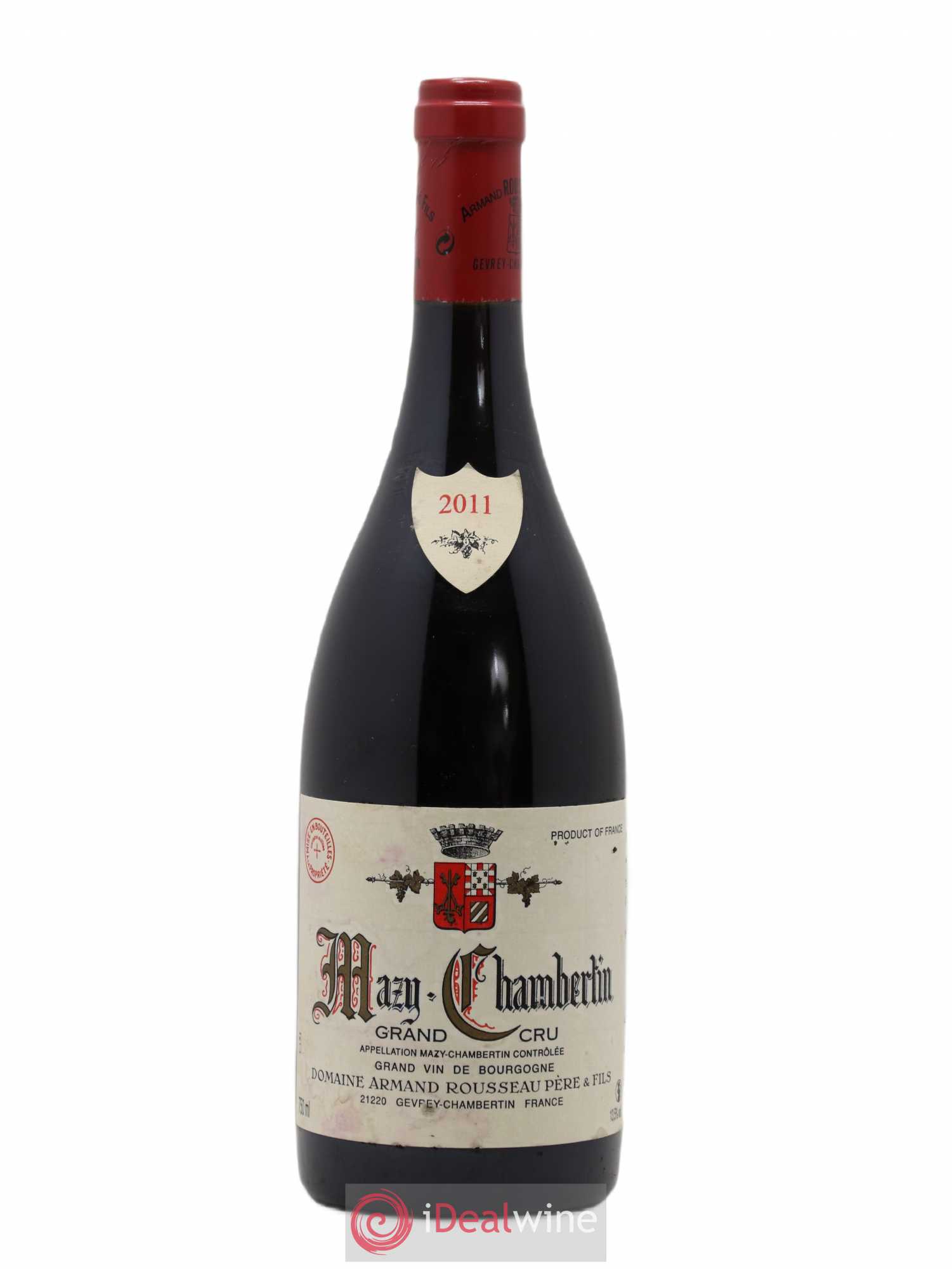 Mazis-Chambertin Grand Cru Armand Rousseau (Domaine) 2011 - Lot de 1 bouteille - 0