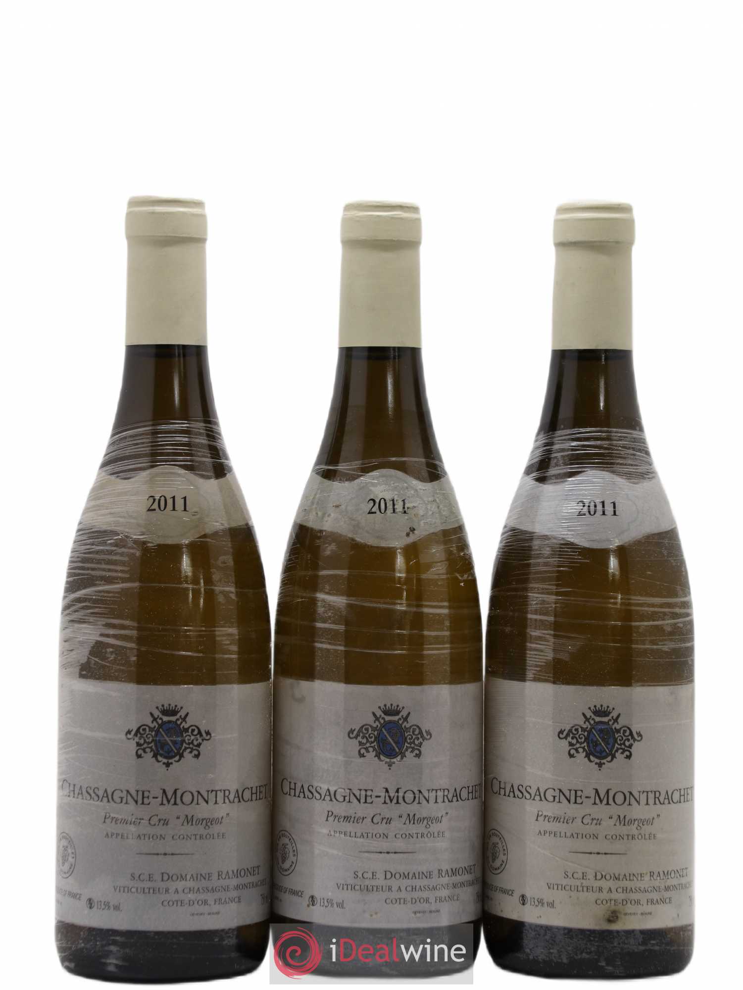 Chassagne-Montrachet 1er Cru Morgeot Ramonet (Domaine) 2011 - Lot de 3 bouteilles - 0