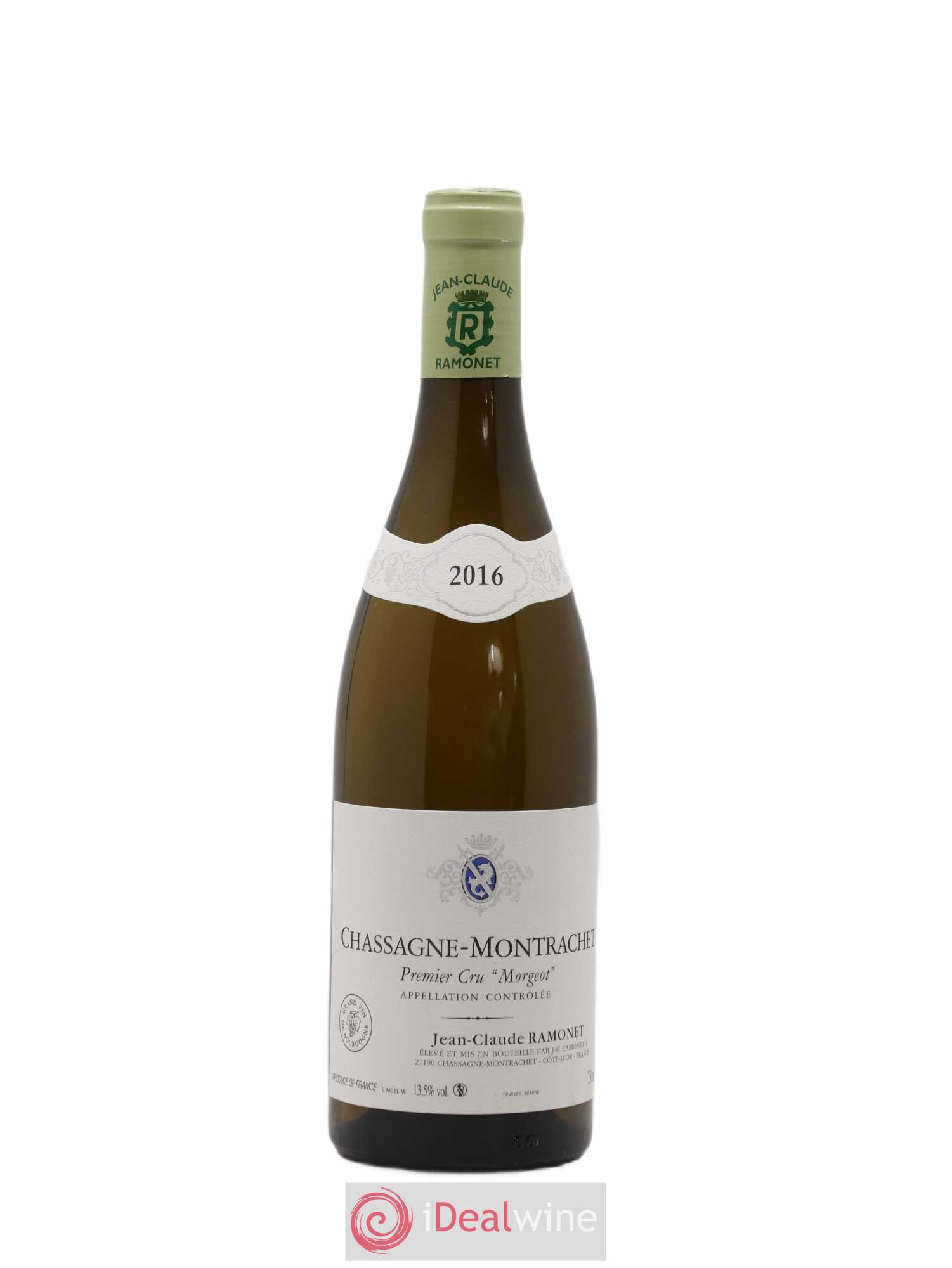 Chassagne-Montrachet 1er Cru Morgeot Ramonet (Domaine) 2016 - Lot de 1 bouteille - 0