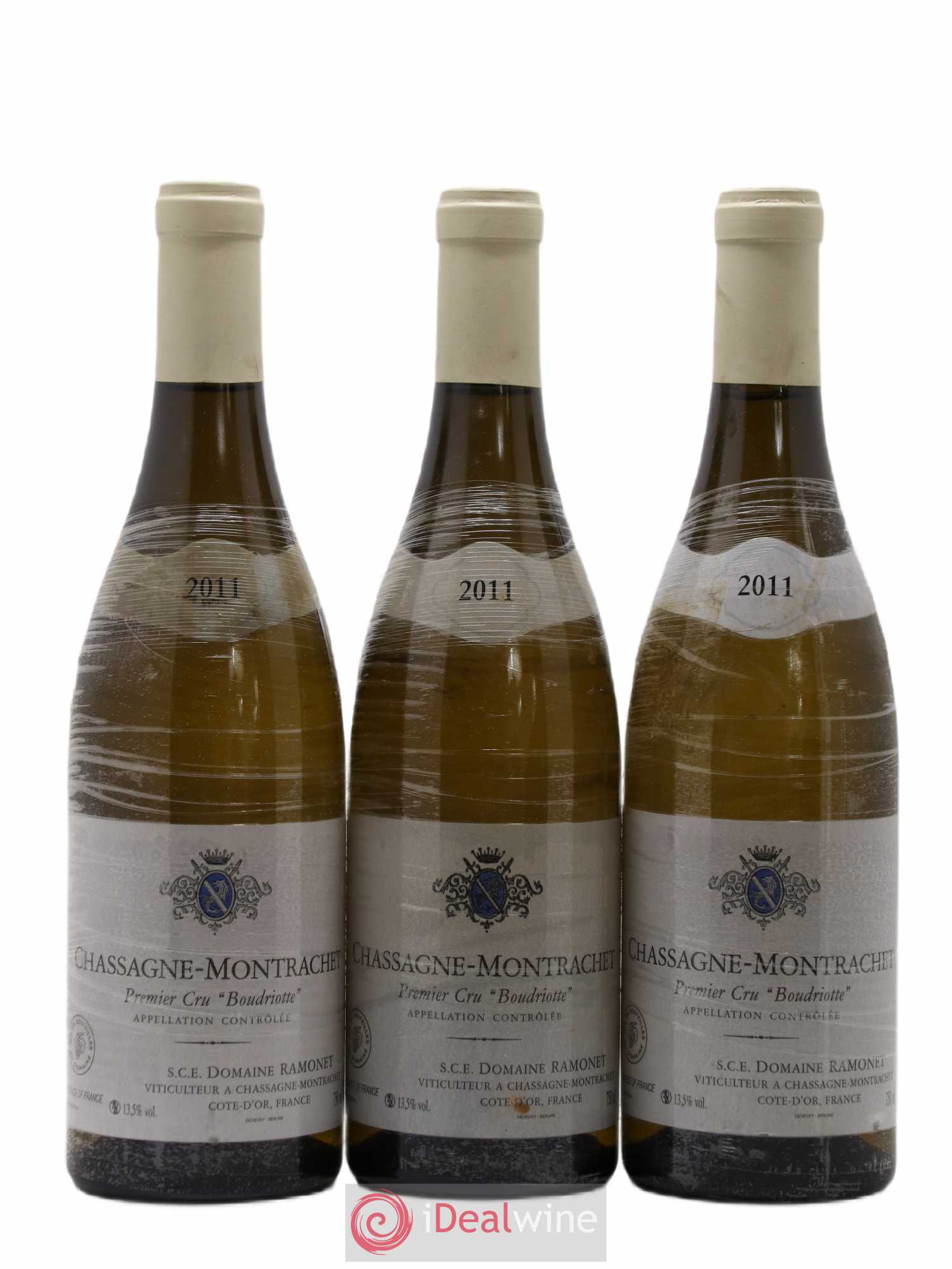 Chassagne-Montrachet 1er Cru Boudriotte Ramonet (Domaine) 2011 - Lot de 3 bouteilles - 0