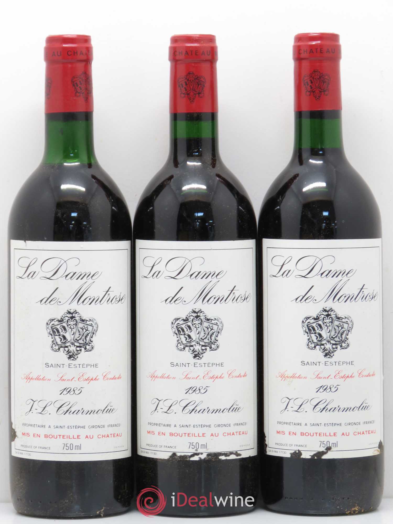 La Dame de Montrose Second Vin 1985 - Lot de 6 bouteilles - 1