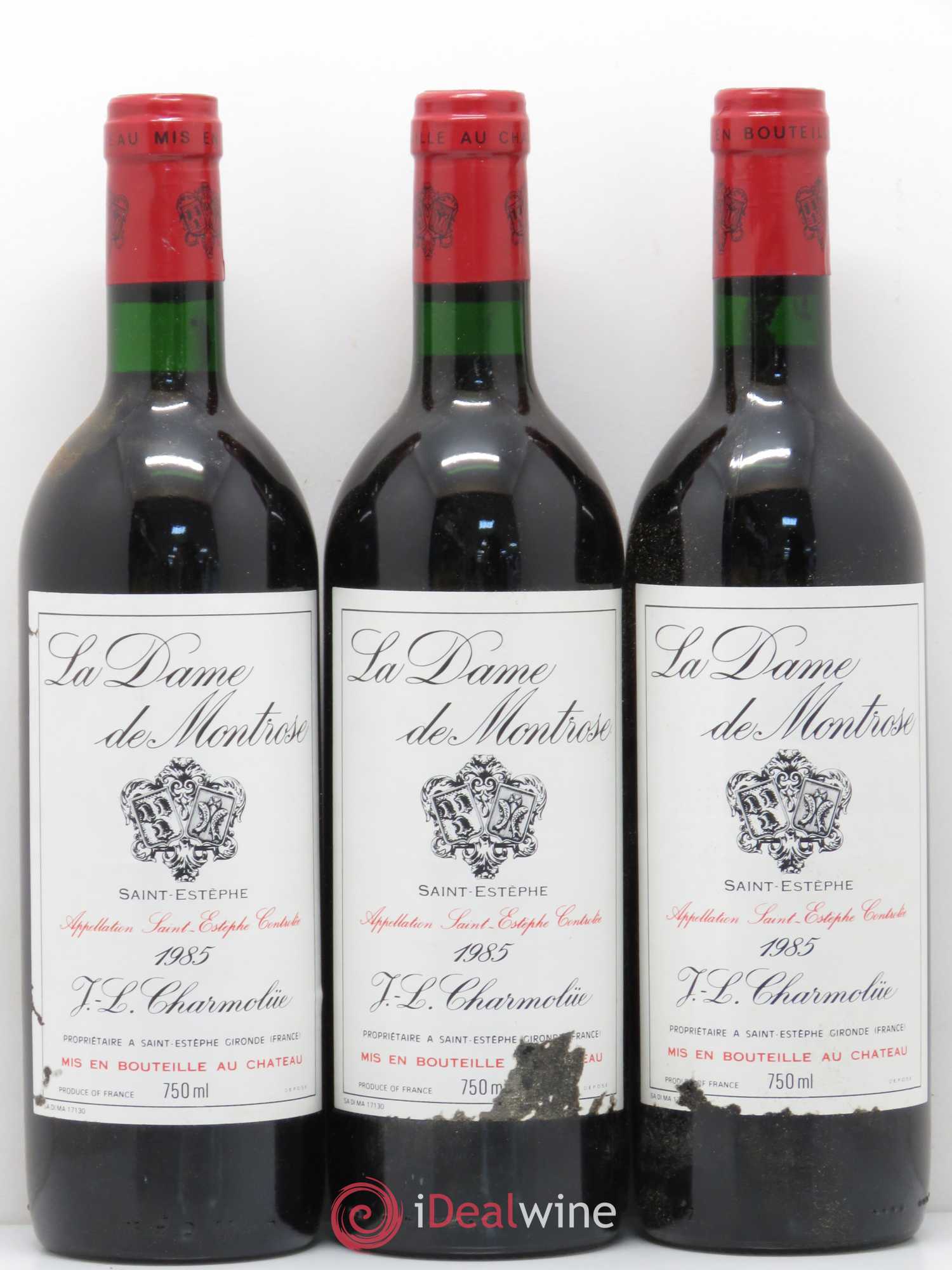 La Dame de Montrose Second Vin 1985 - Lot de 6 bouteilles - 2