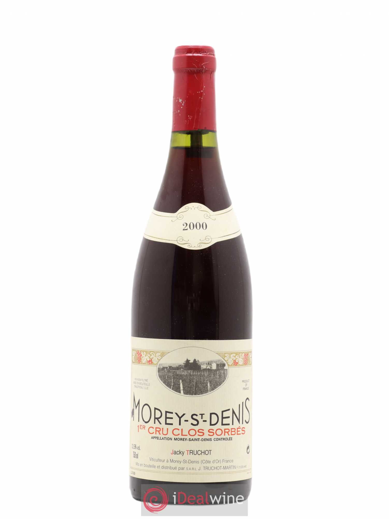 Morey-Saint-Denis 1er Cru Clos Sorbés Jacky Truchot 2000 - Lot de 1 bouteille - 0