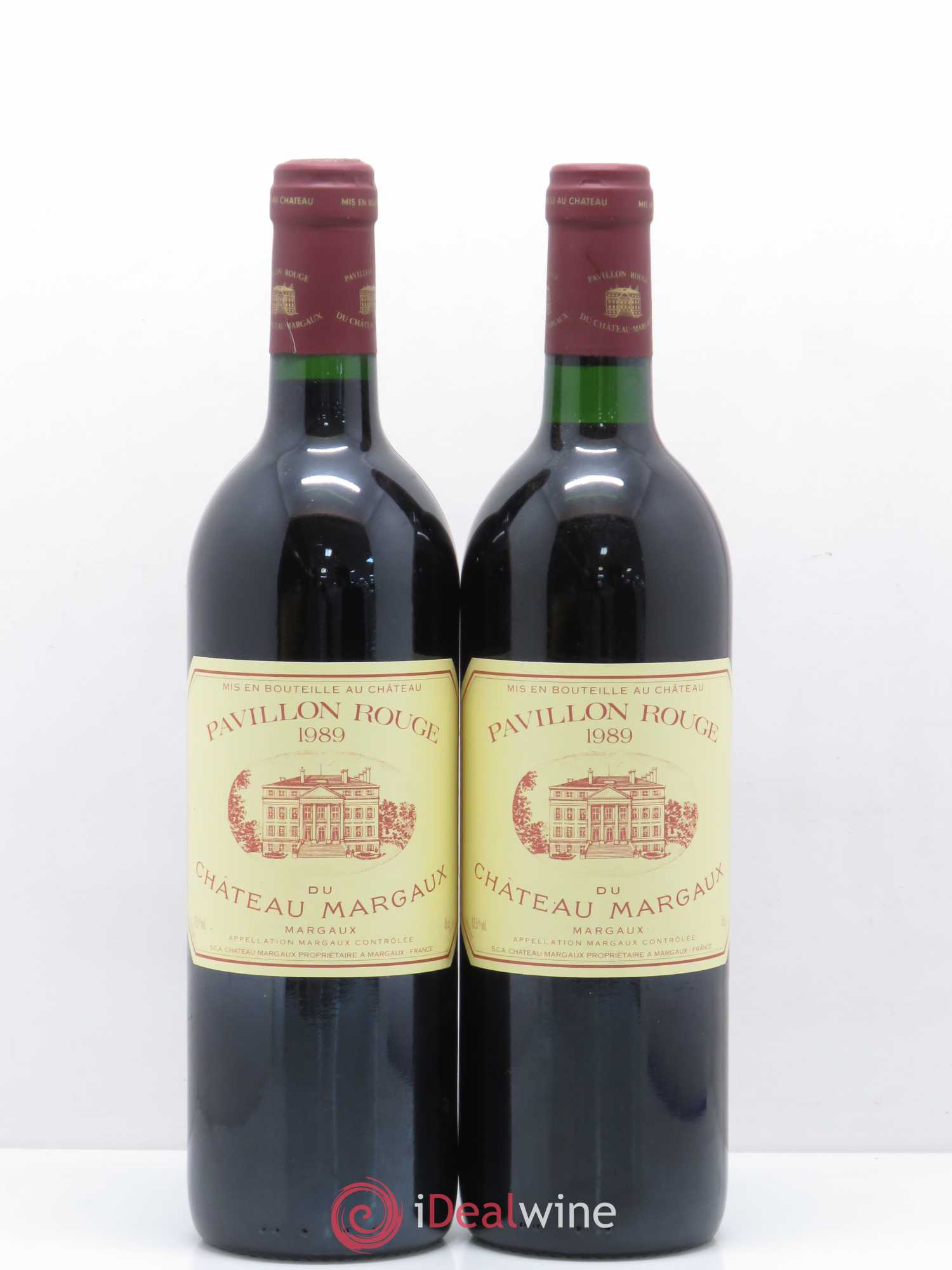 Pavillon Rouge du Château Margaux Second Vin 1989 - Lot de 2 bouteilles - 0