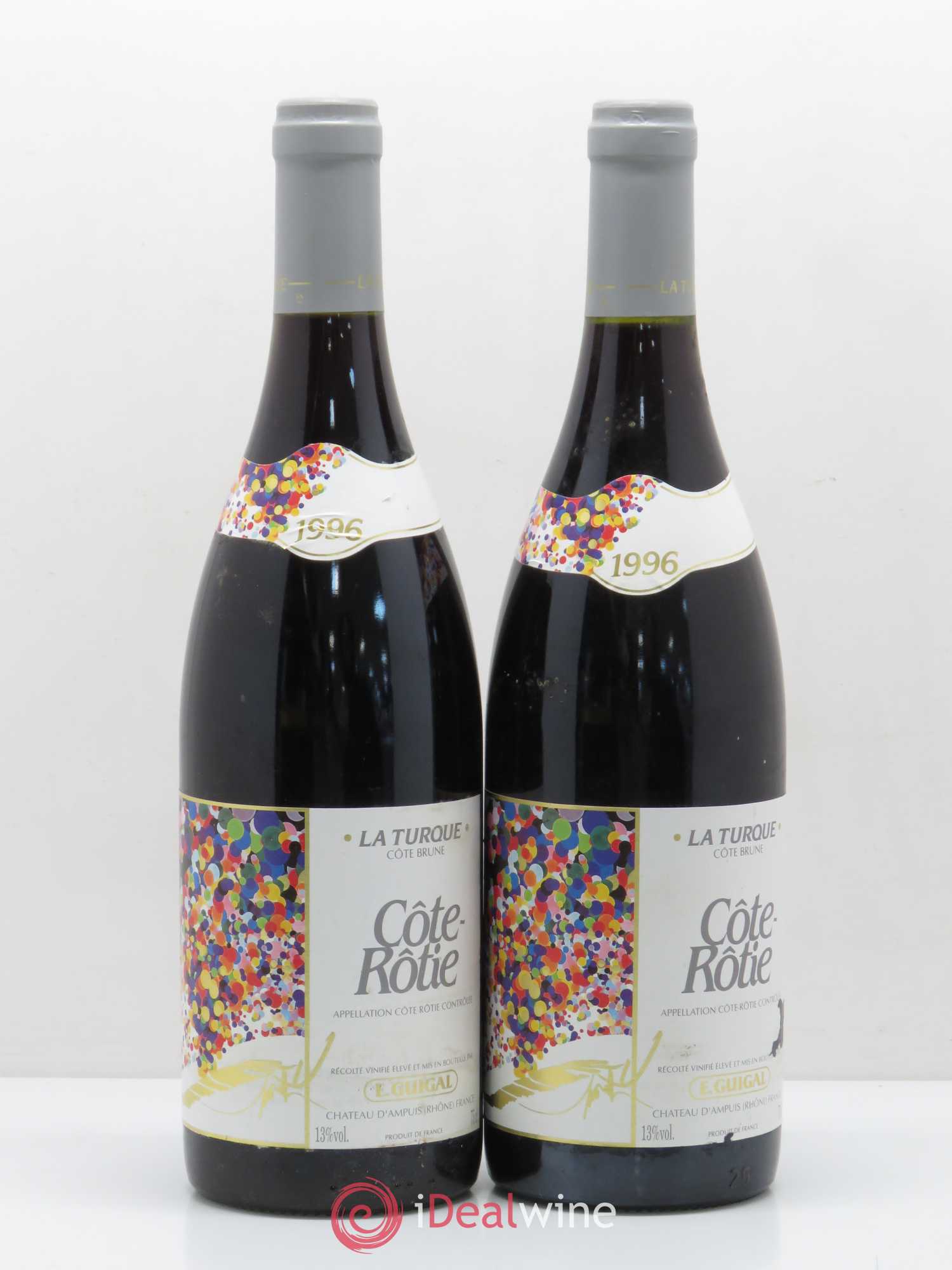 Côte-Rôtie La Turque Guigal 1996 - Lot de 2 bouteilles - 0