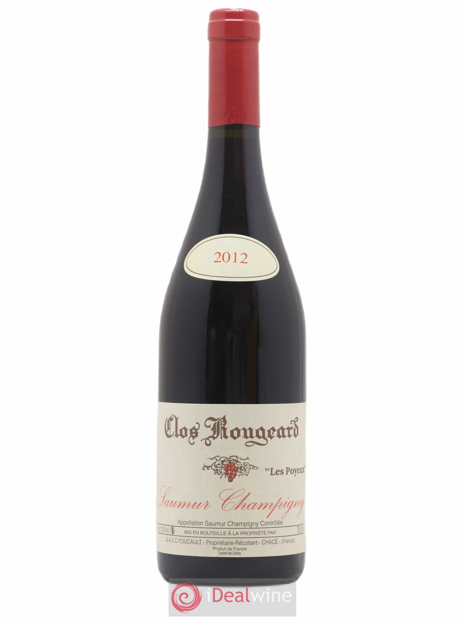 Saumur-Champigny Les Poyeux Clos Rougeard 2012 - Lot de 1 bouteille - 0