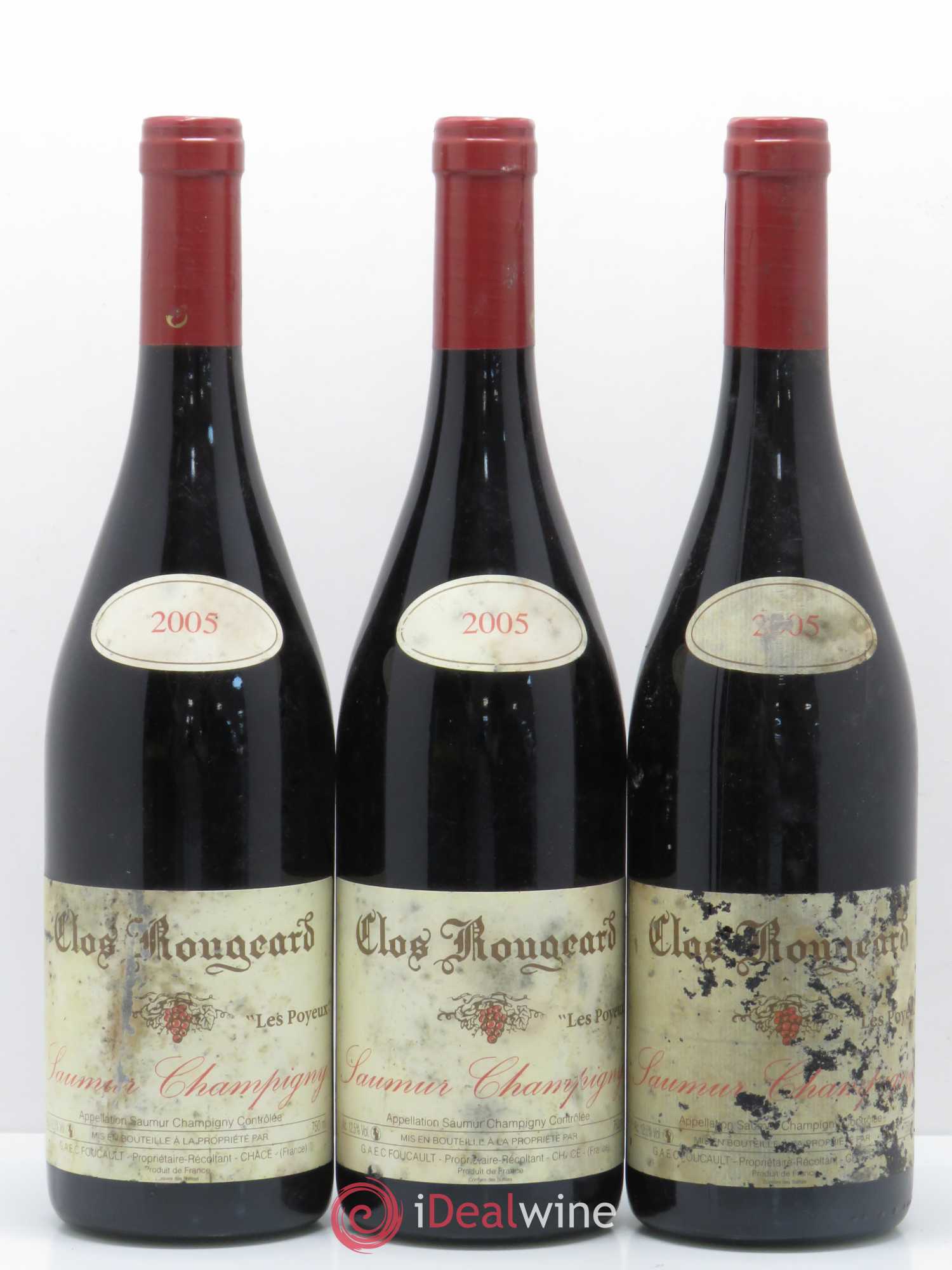 Saumur-Champigny Les Poyeux Clos Rougeard 2005 - Lot de 3 bouteilles - 0