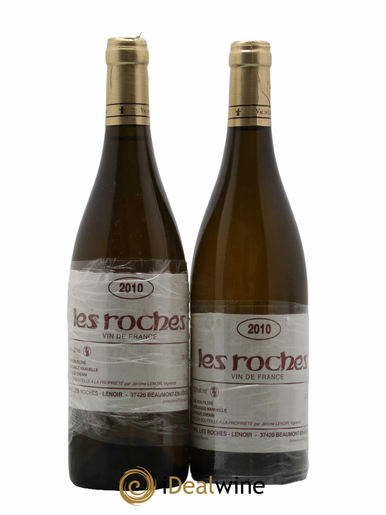 Vin de France Les Roches Lenoir (Domaine) 2010 - Lot de 2 bouteilles - 0