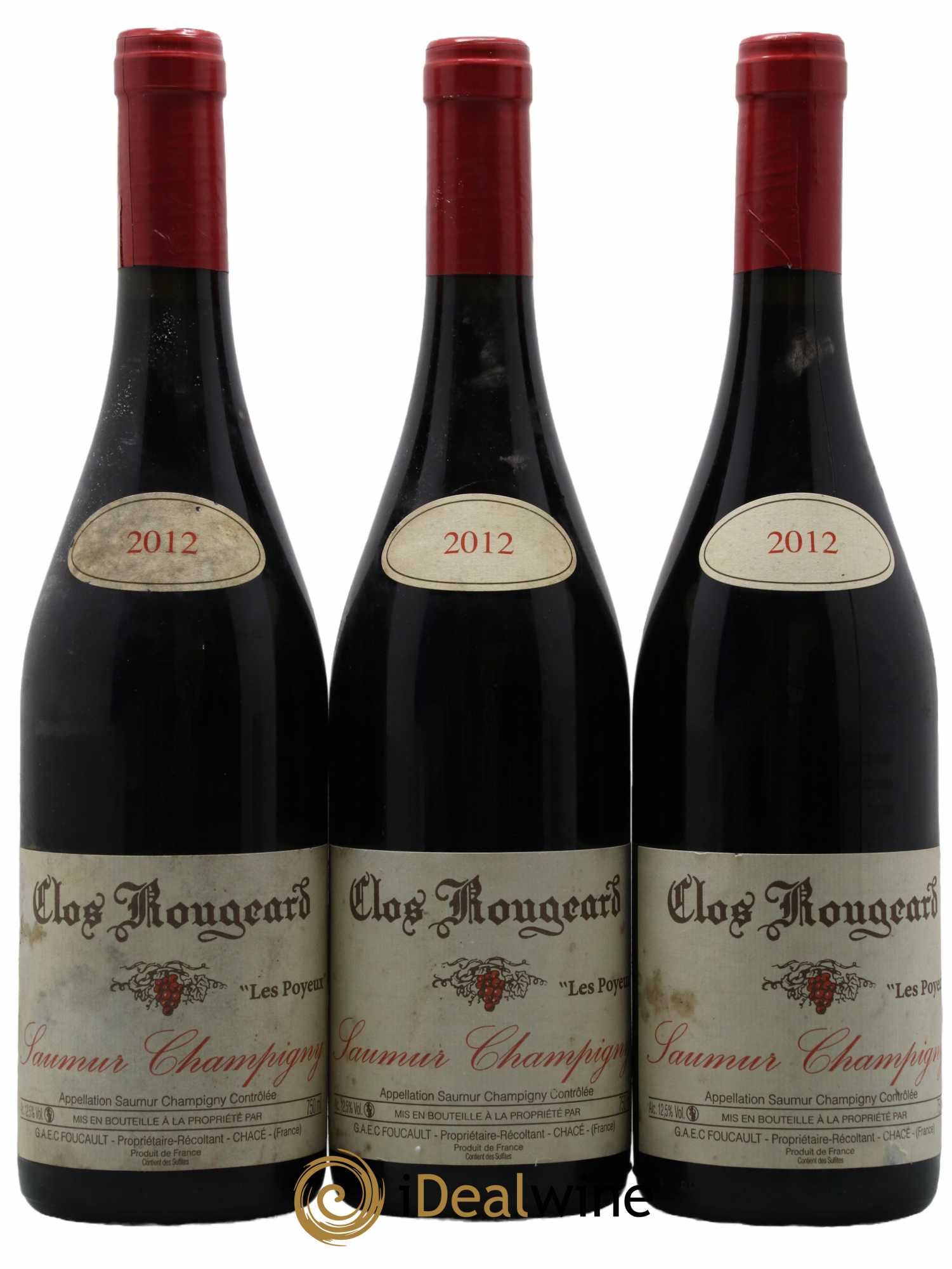 Saumur-Champigny Les Poyeux Clos Rougeard 2012 - Lot de 3 bouteilles - 0