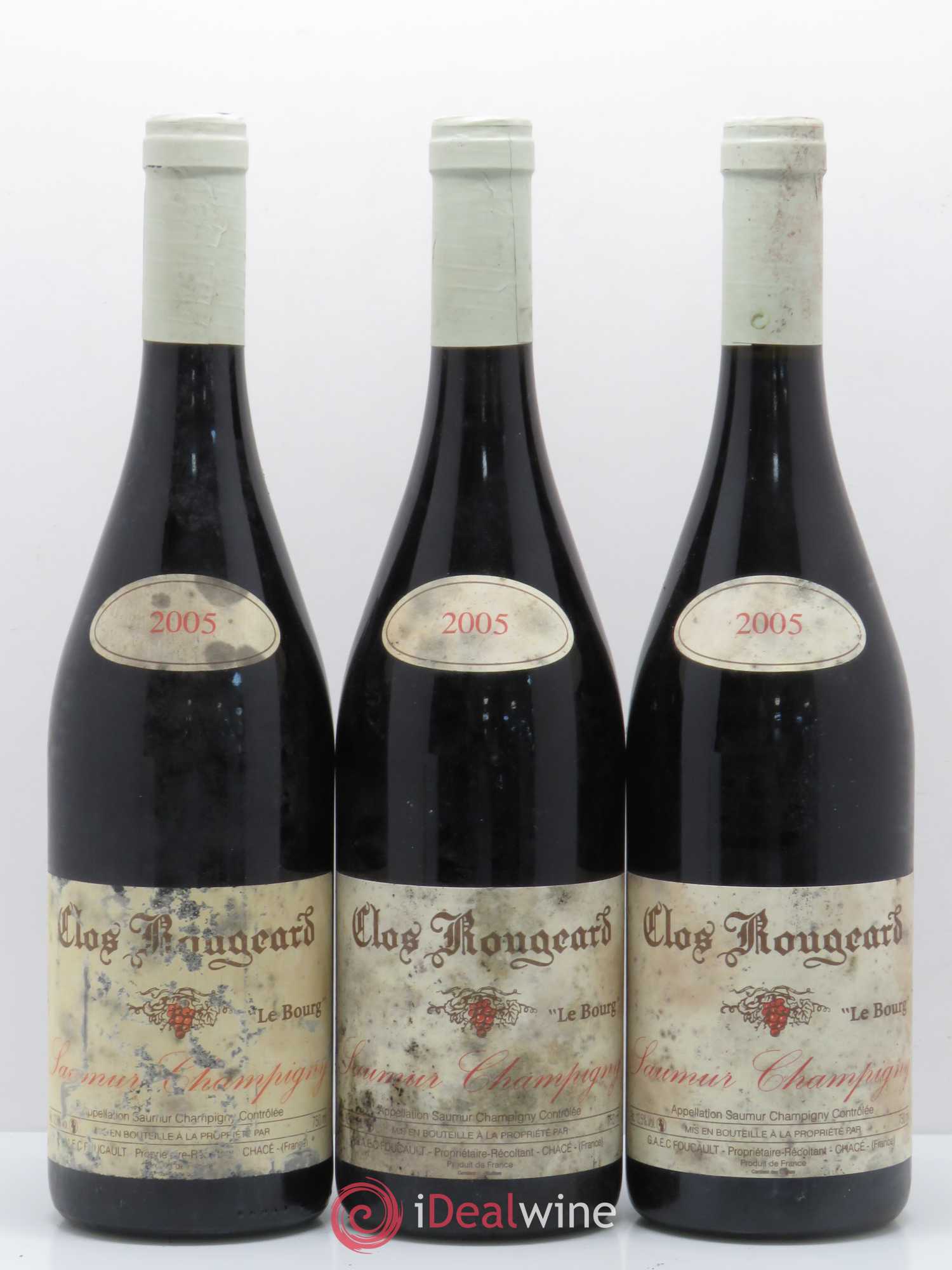 Saumur-Champigny Le Bourg Clos Rougeard 2005 - Lot de 3 bouteilles - 0