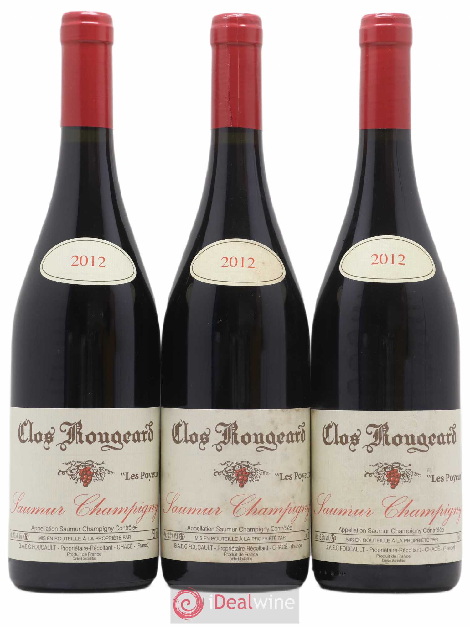 Saumur-Champigny Les Poyeux Clos Rougeard 2012 - Lot de 3 bouteilles - 0