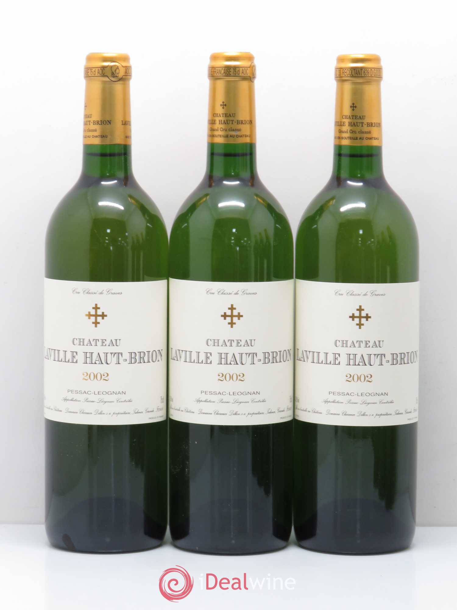 Château Laville Haut-Brion Cru Classé de Graves 2002 - Lot de 6 bouteilles - 1